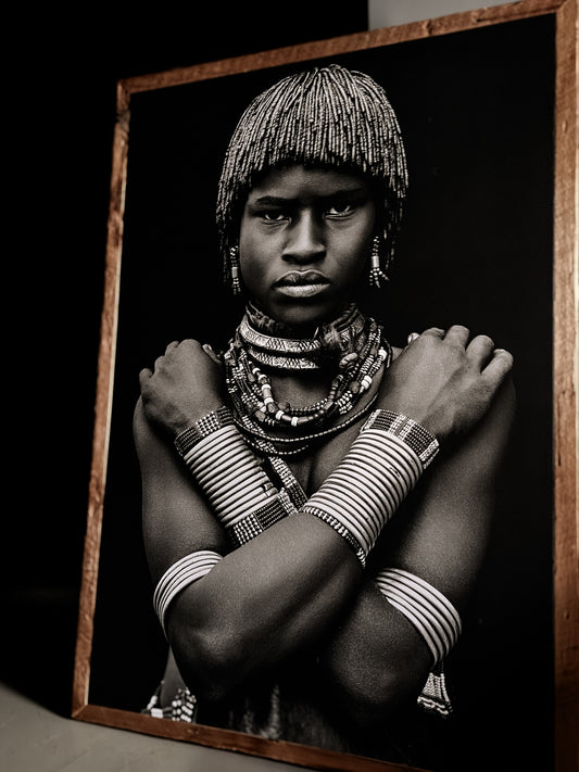 Gerahmte Leinwand David Ballam "OMO"