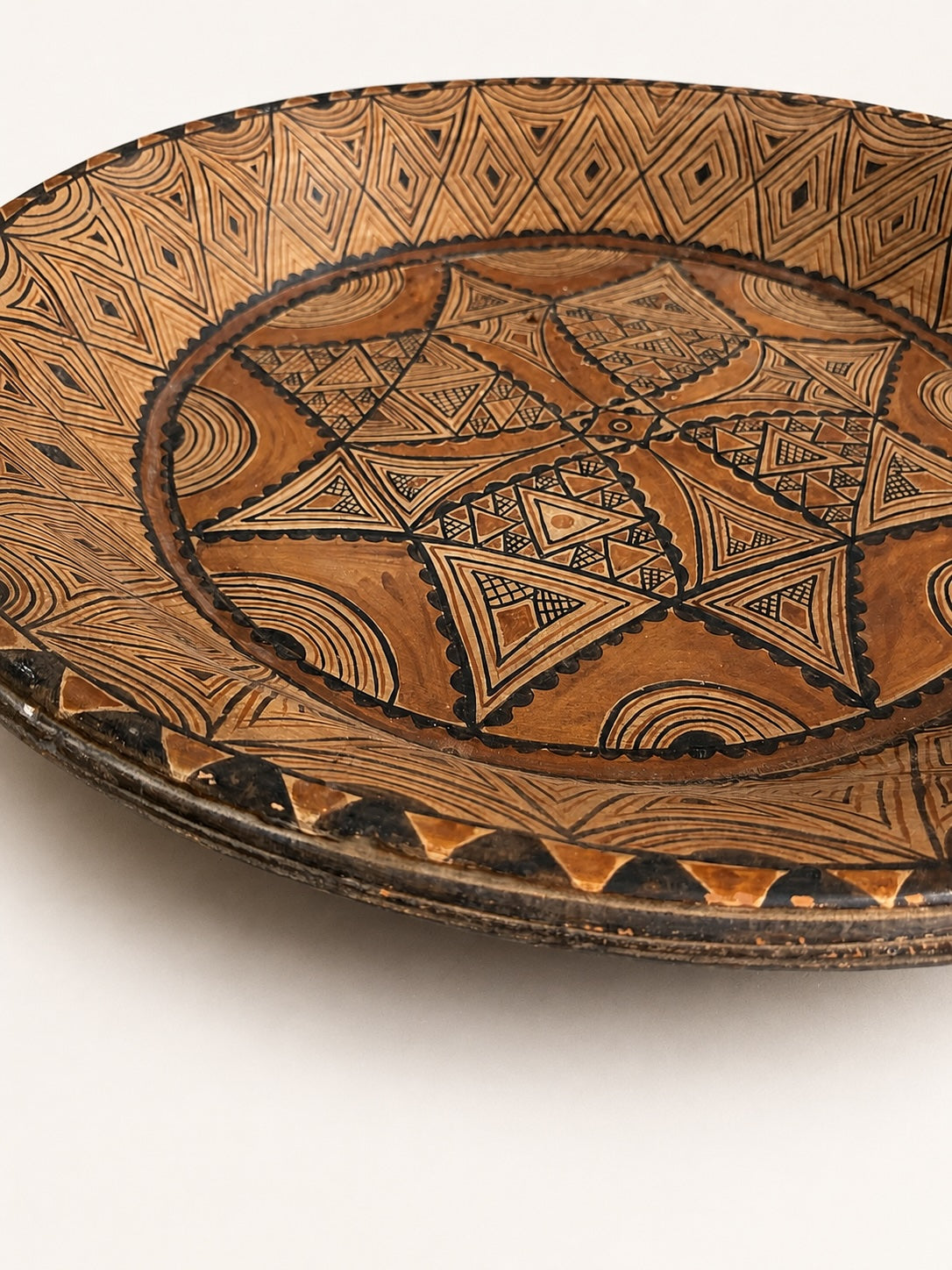 large Berber clay bowl