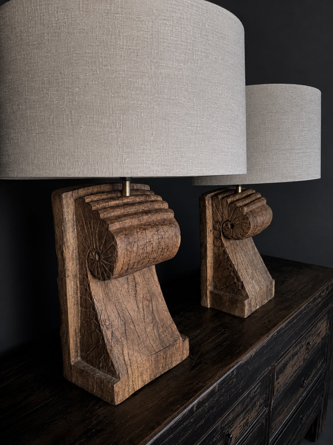Himachal table lamps – pair