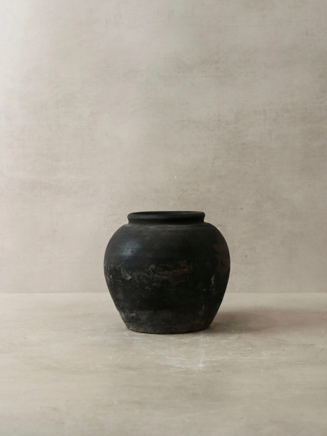 Old Chinese dark pot #6