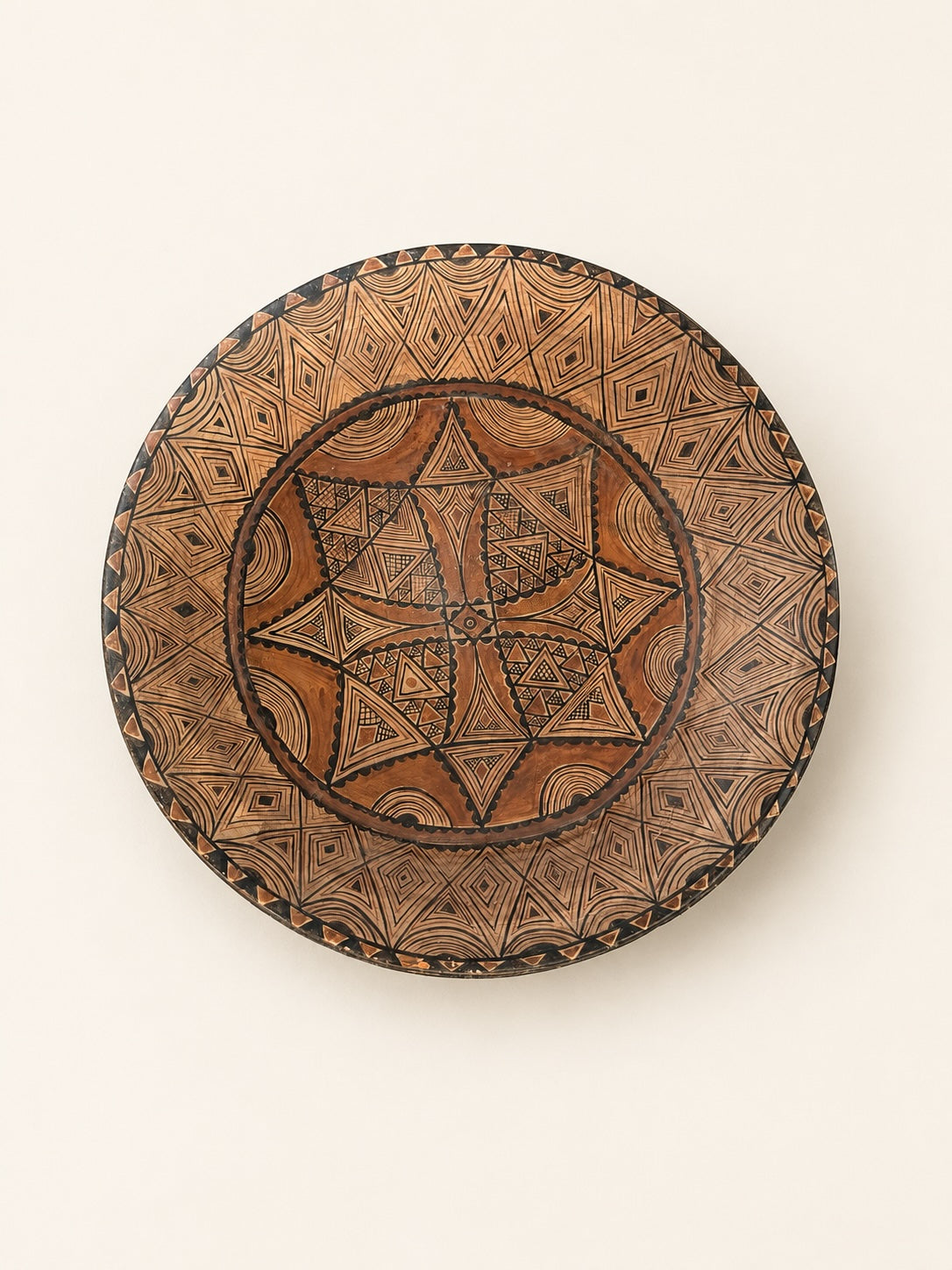 large Berber clay bowl