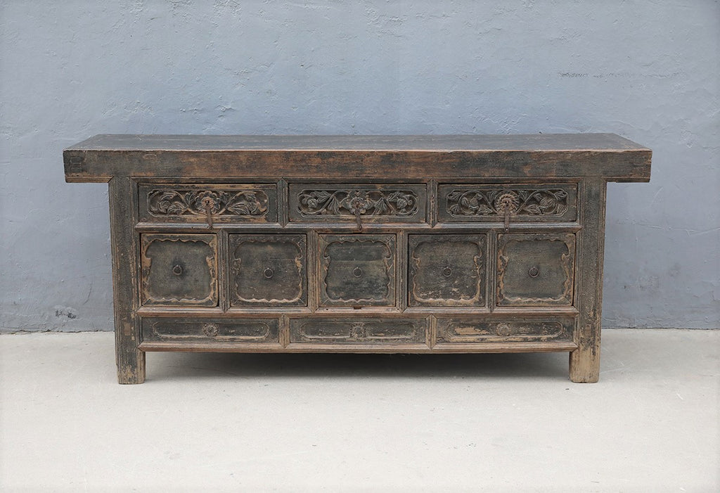 old Chinese statement sideboard