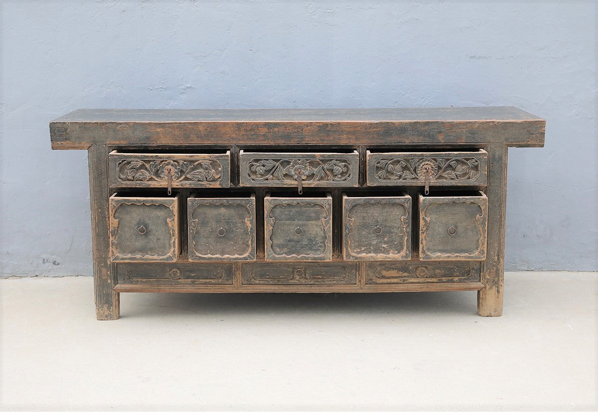 old Chinese signature sideboard