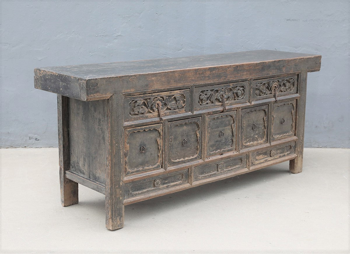 old Chinese statement sideboard
