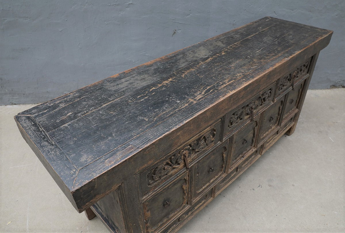 old Chinese statement sideboard