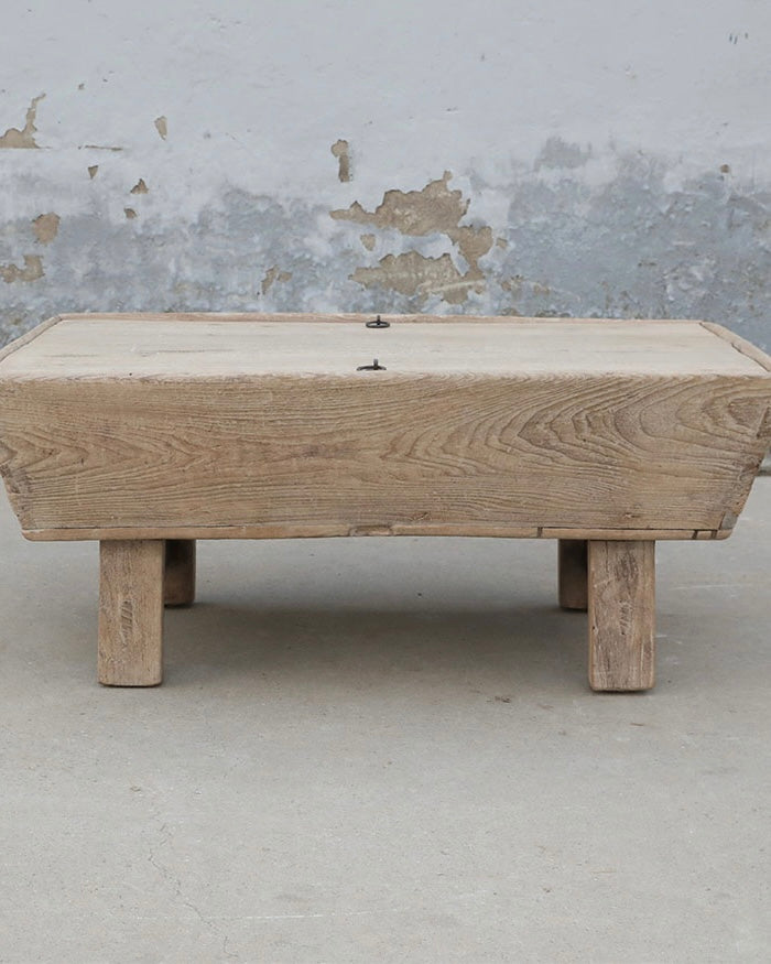 coffee table old feeding trough