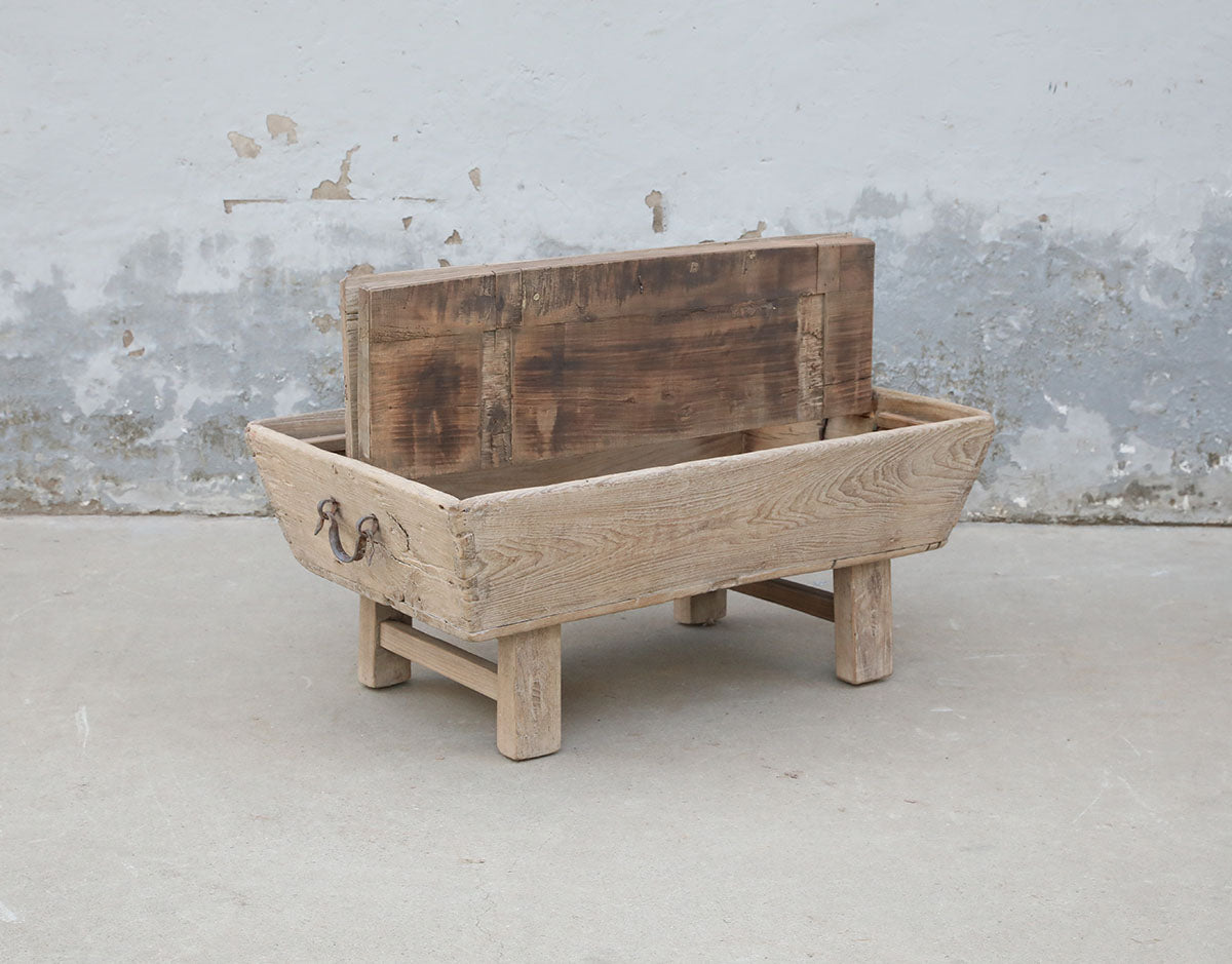 coffee table old feeding trough