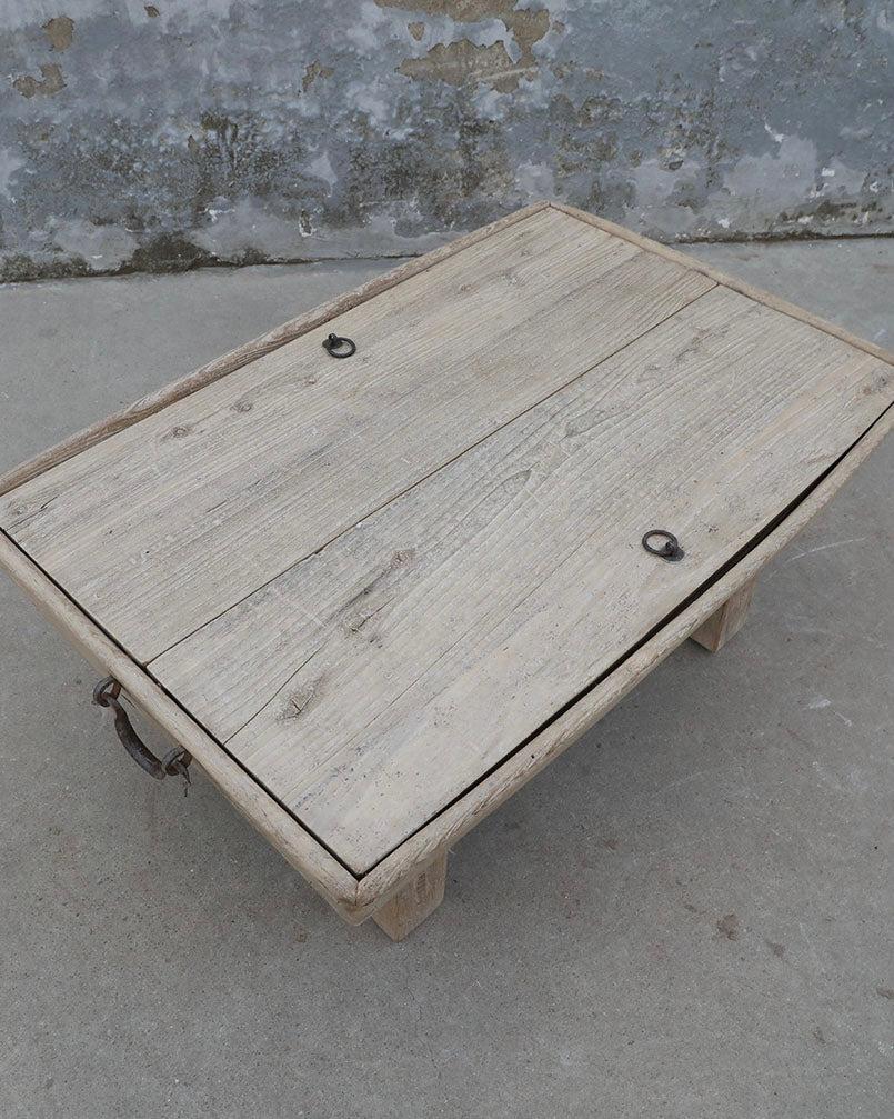 coffee table old feeding trough