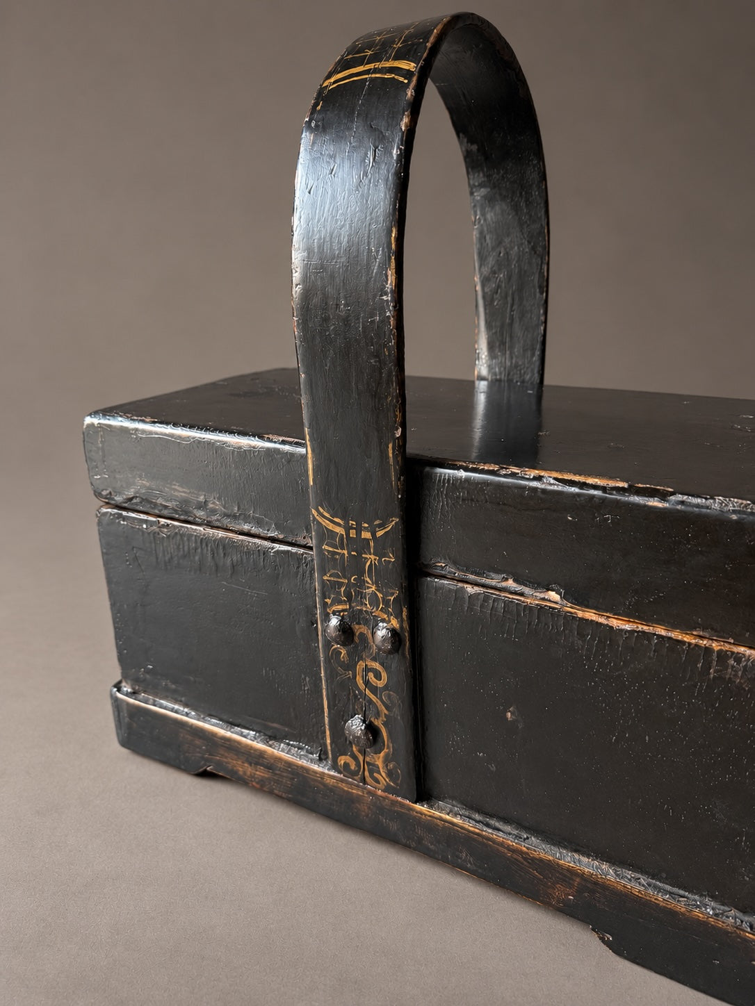 antique handled box