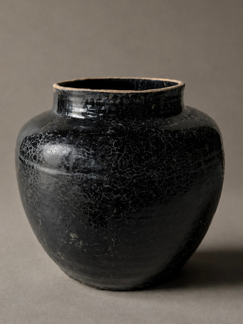 Shanxi black - large round vessel