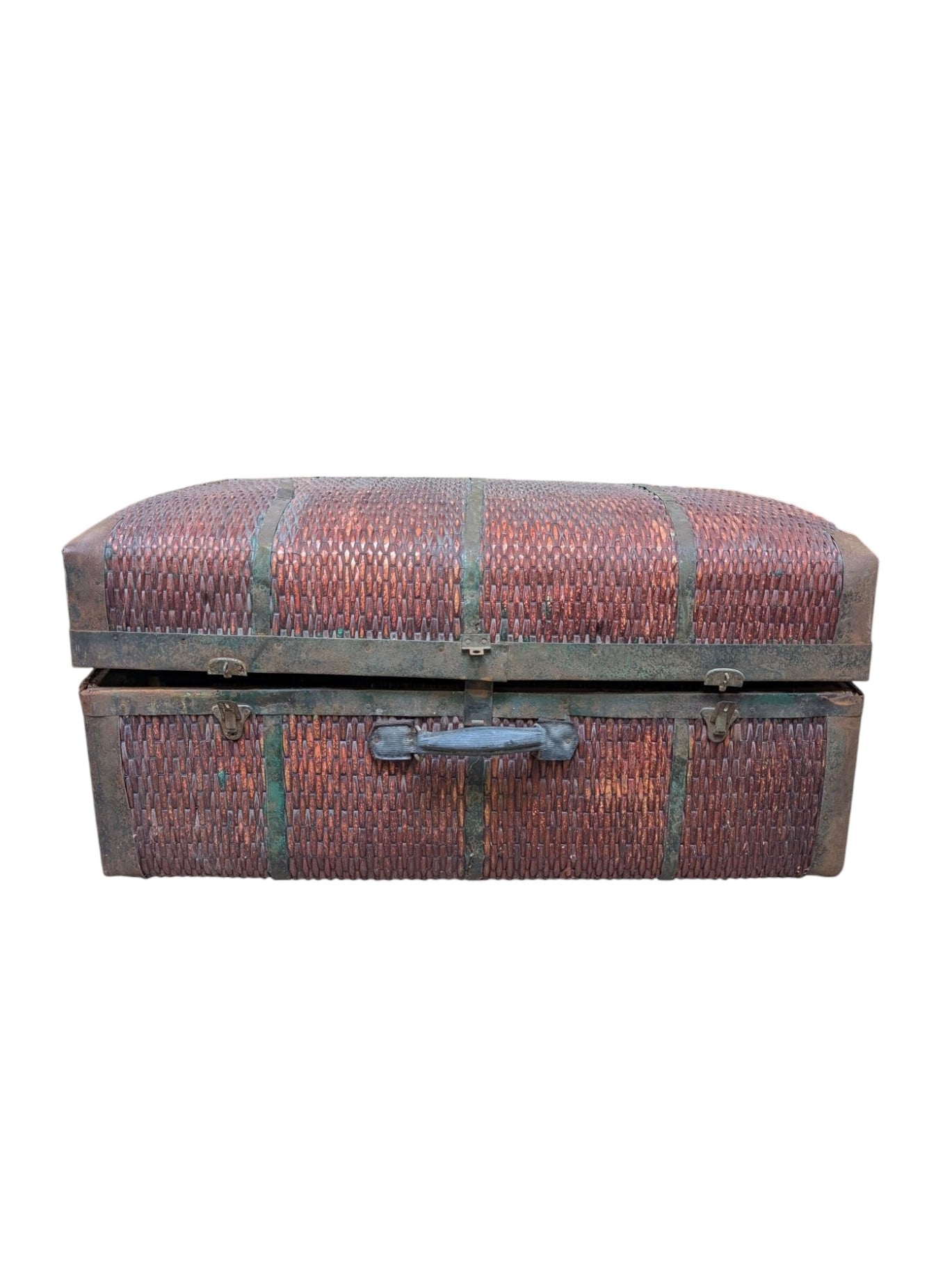 old chinese bamboo trunk red