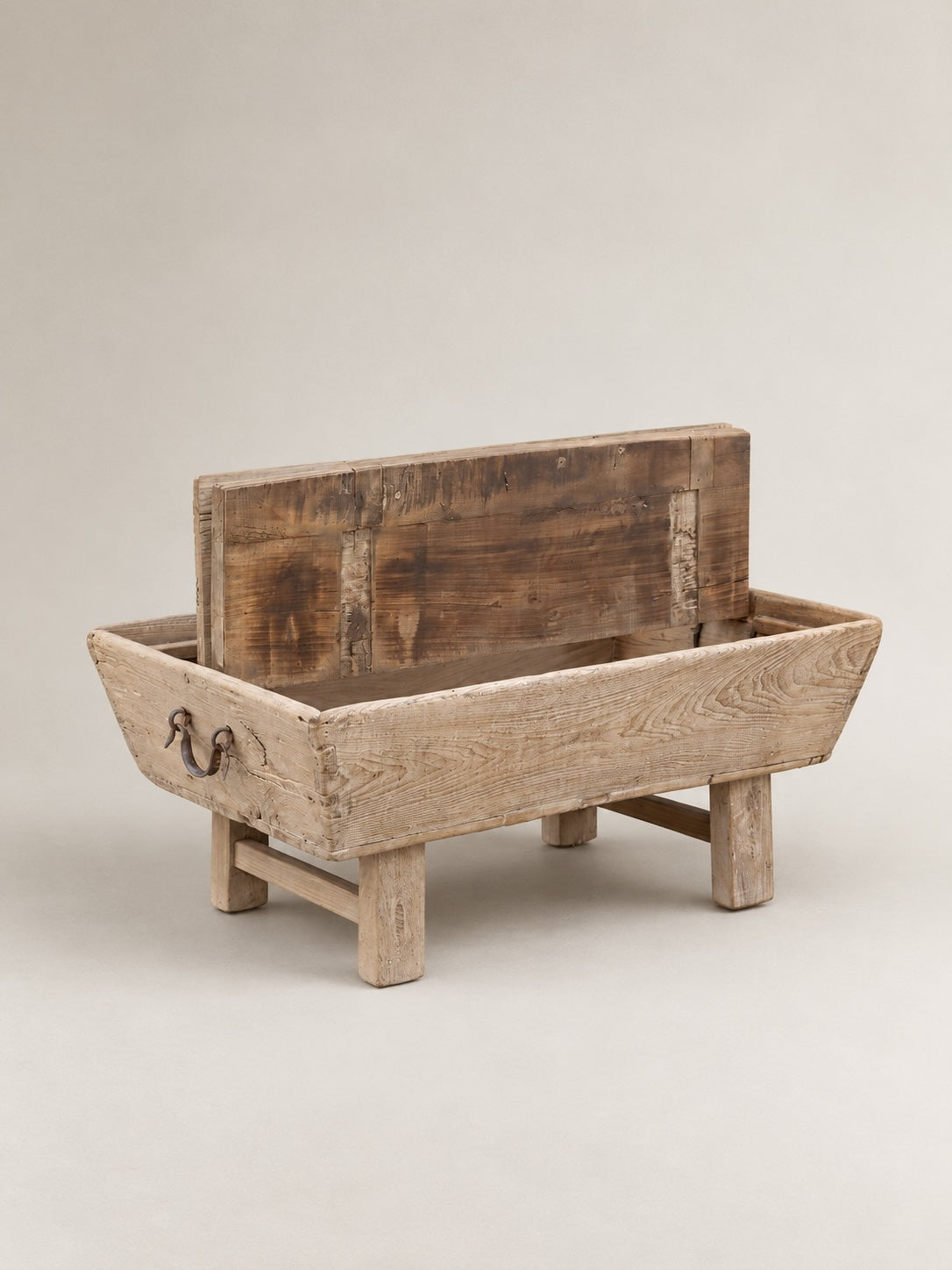 coffee table old feeding trough