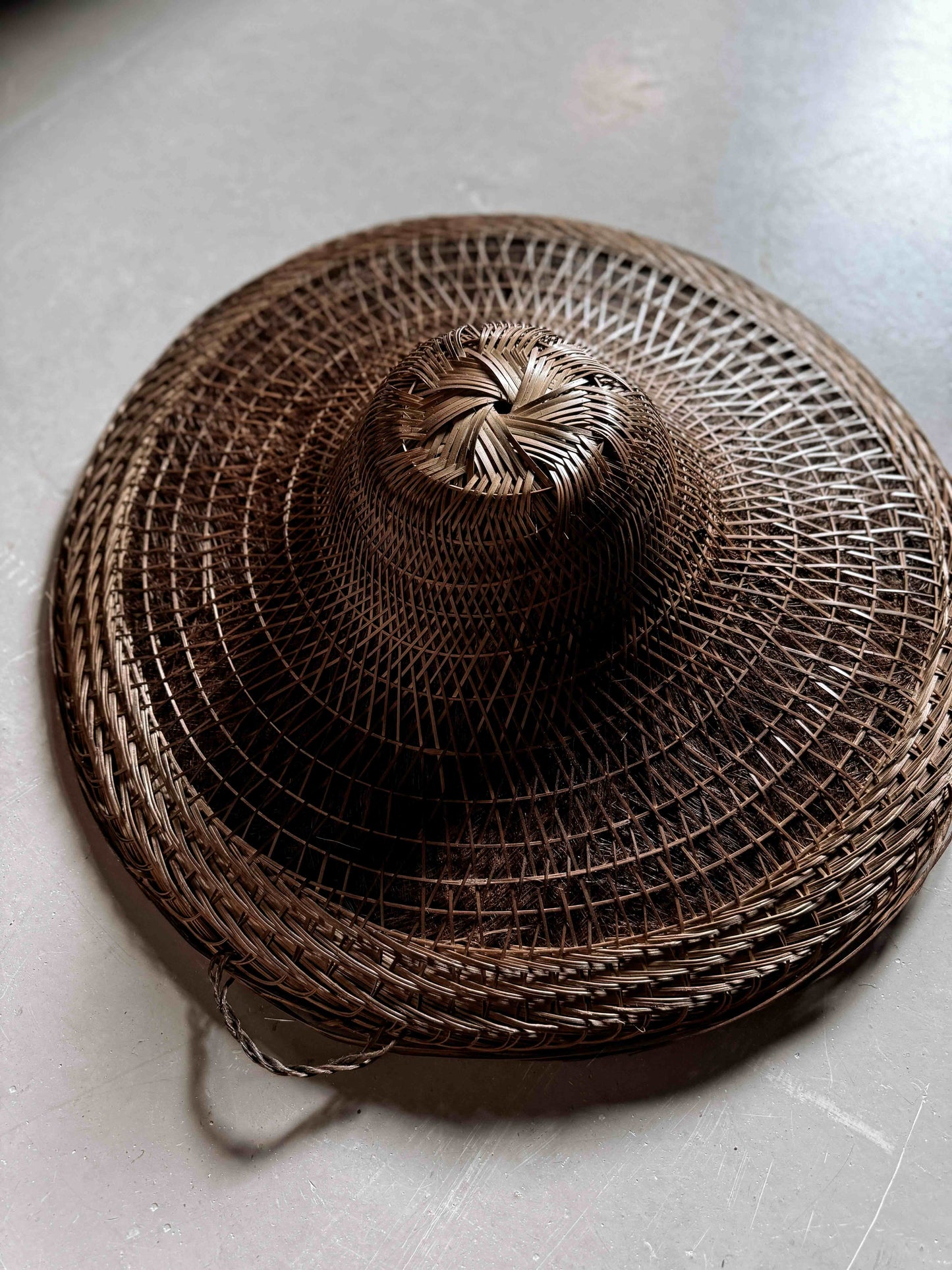 handmade Chinese bamboo hat