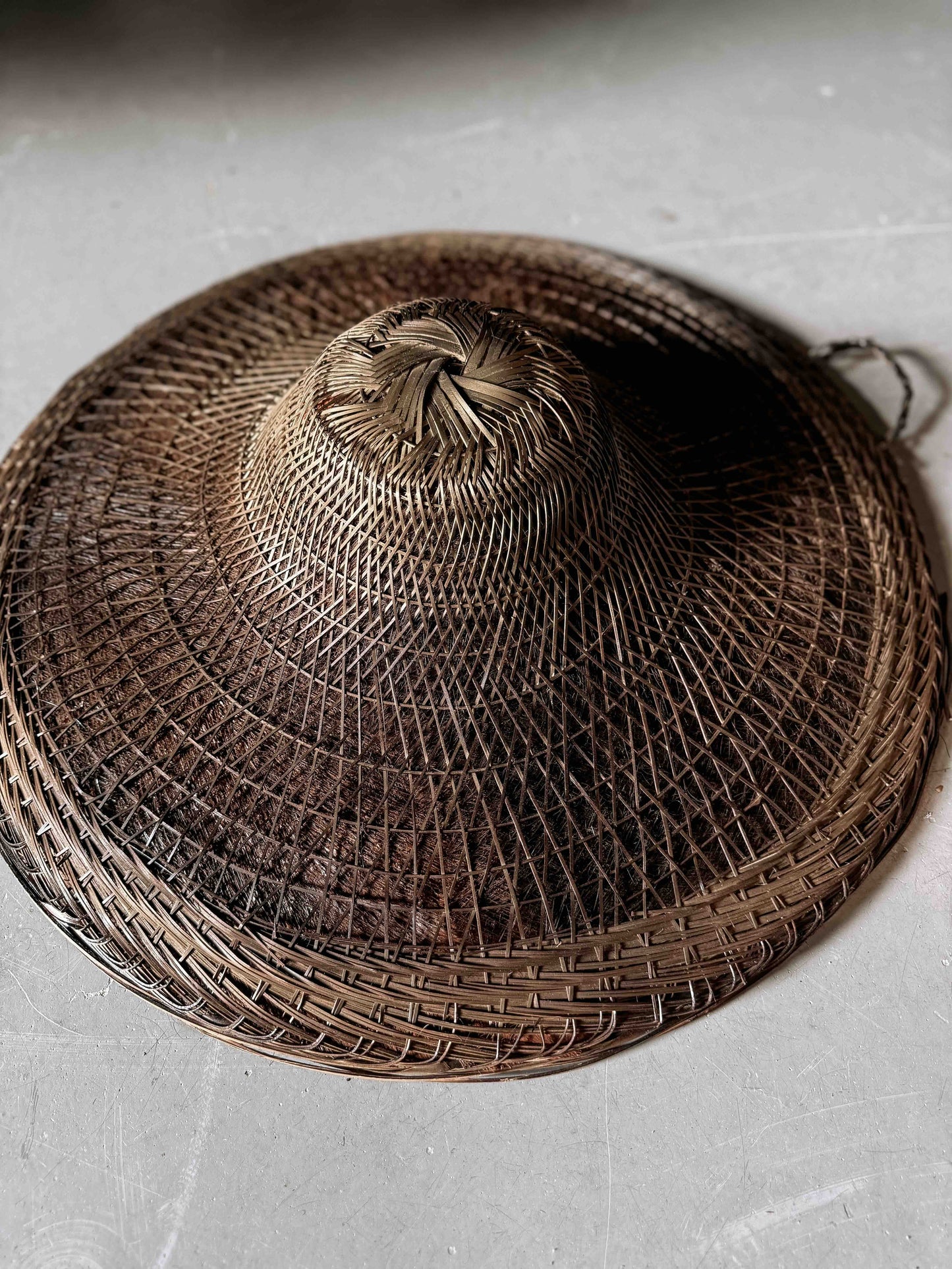 handmade Chinese bamboo hat