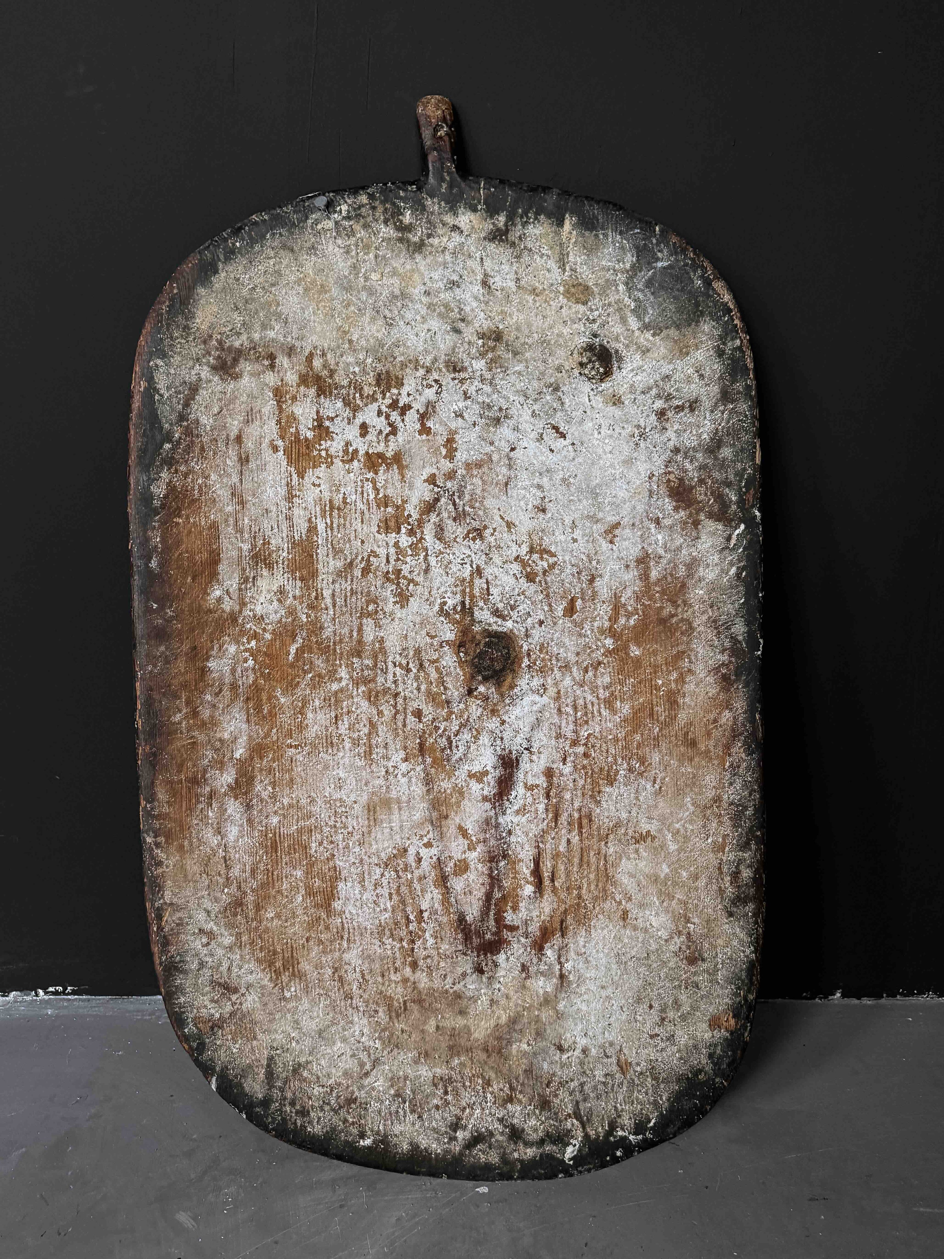 large antique Turkish bread board