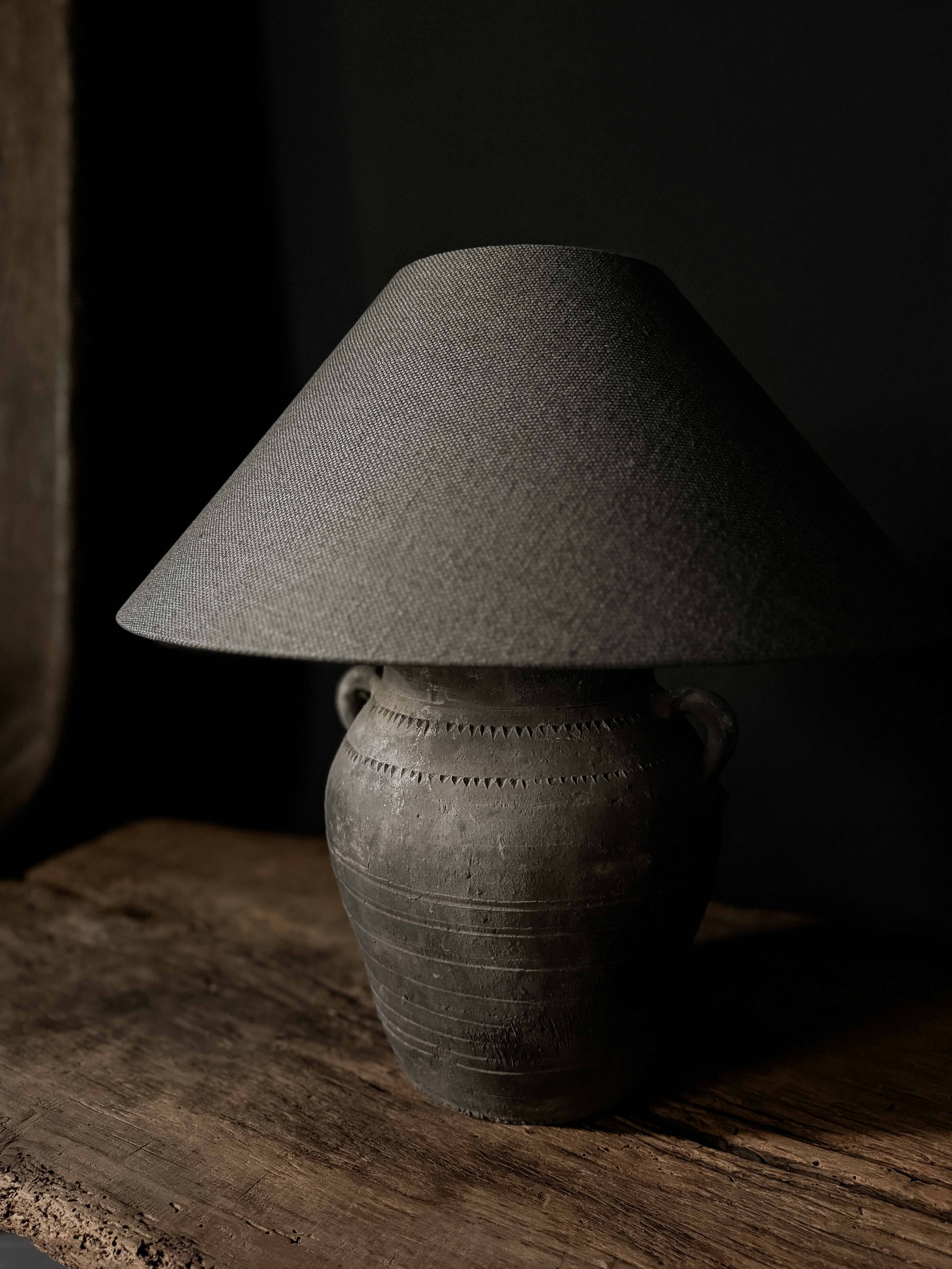table lamp raw Chinese jar #1