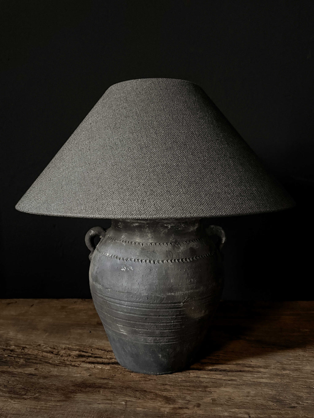 table lamp raw Chinese jar #2