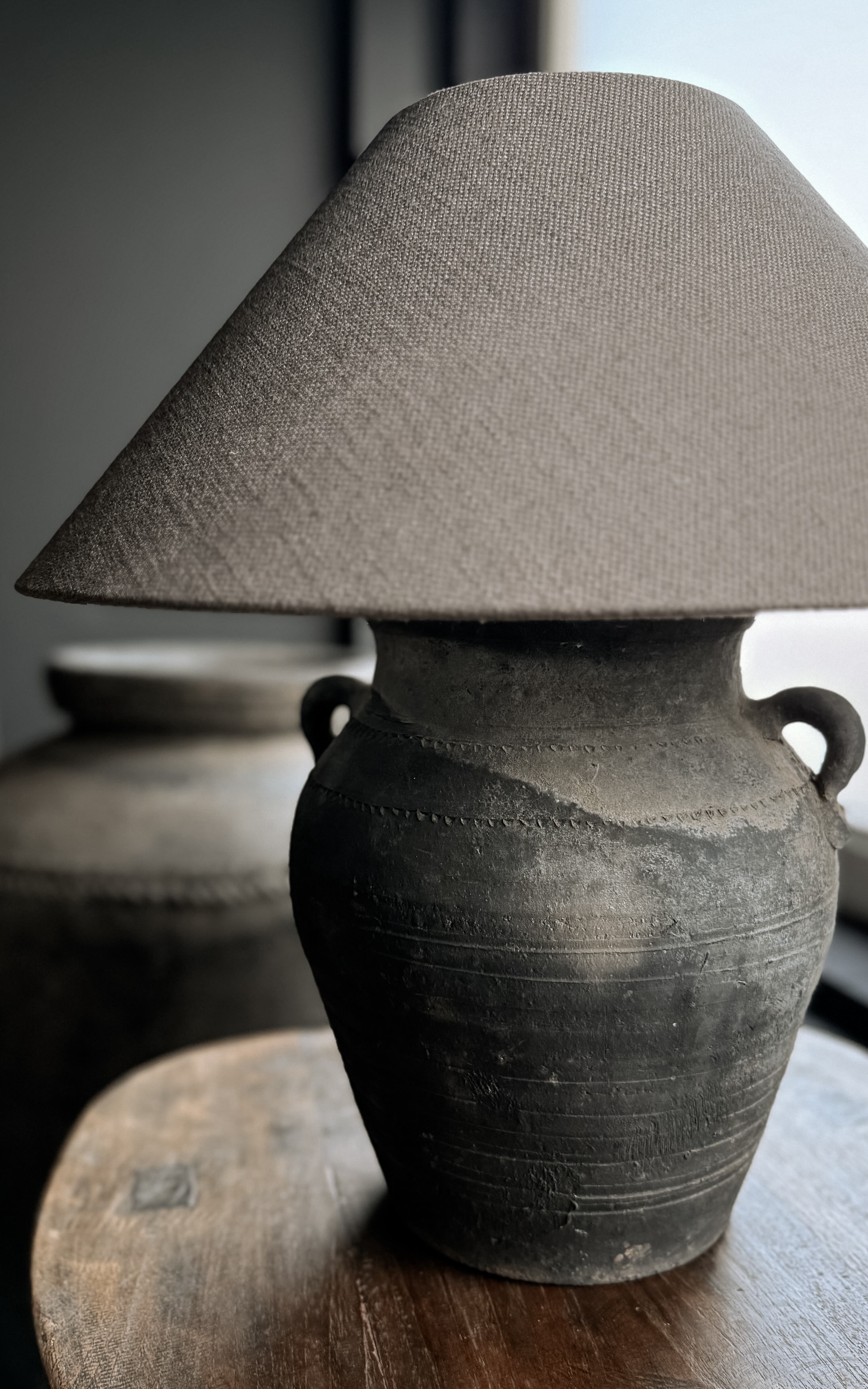 table lamp raw Chinese jar #3