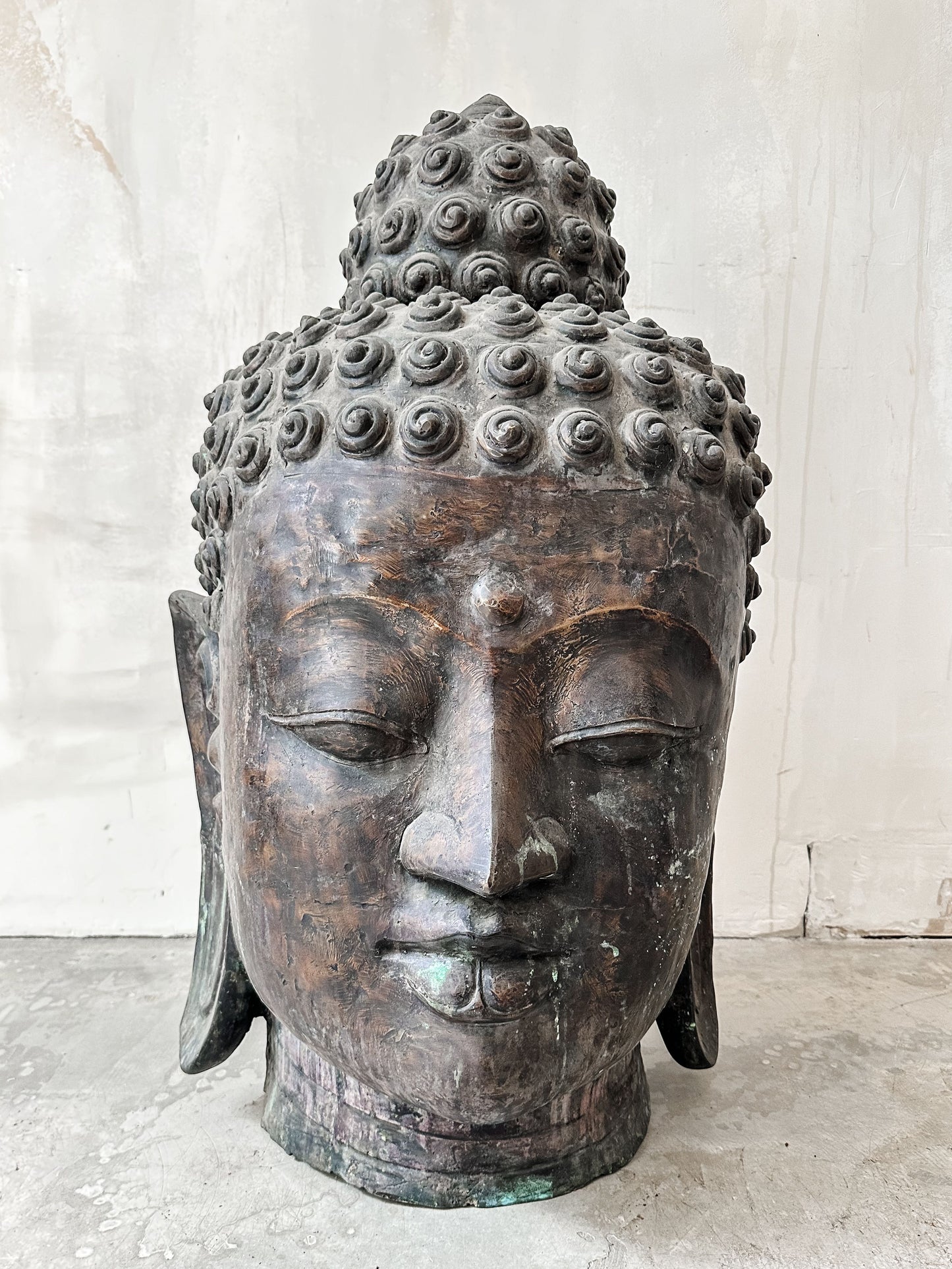 Bronze Buddha Head XXL