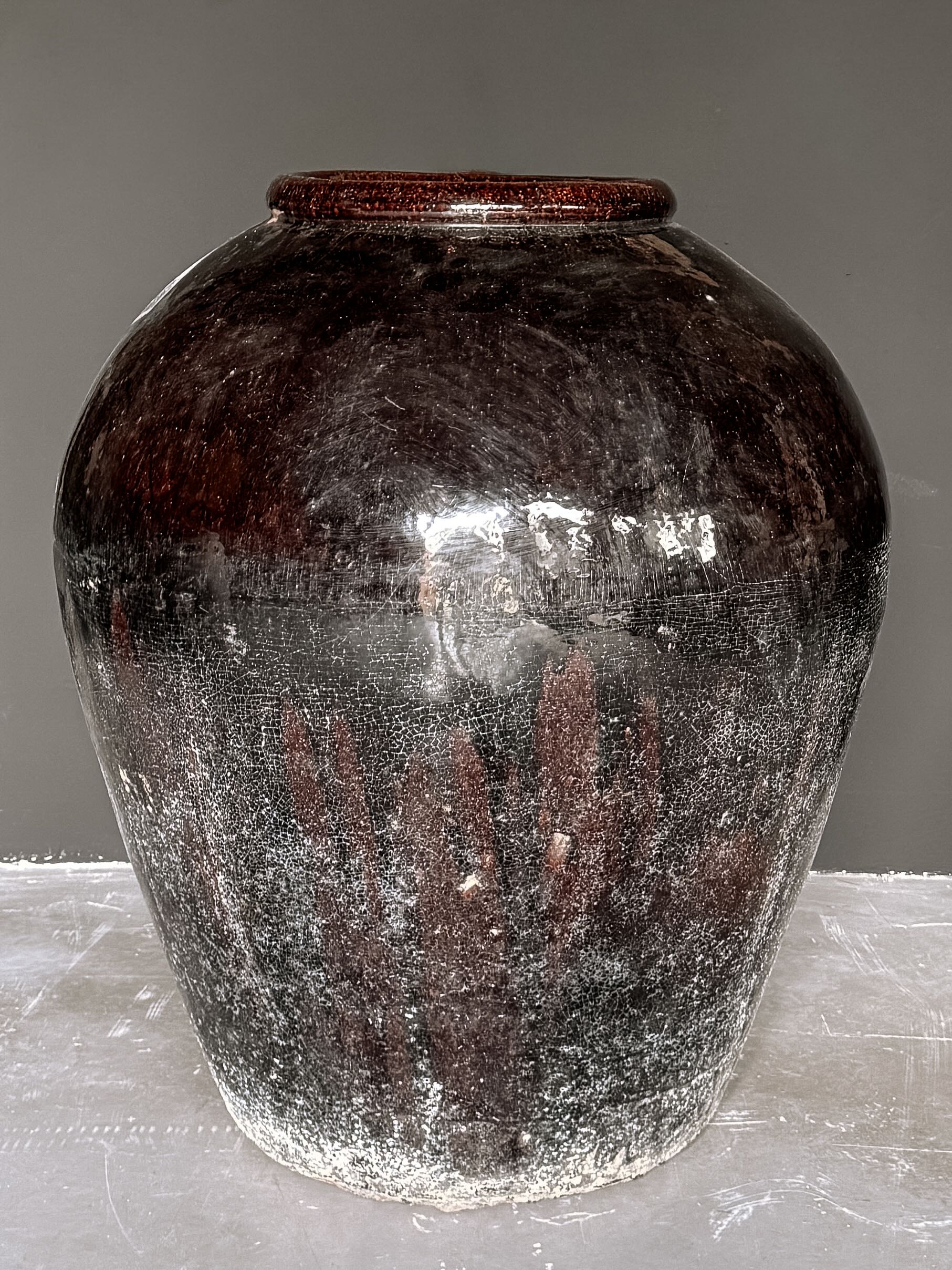 Shanxi black – patina vessel
