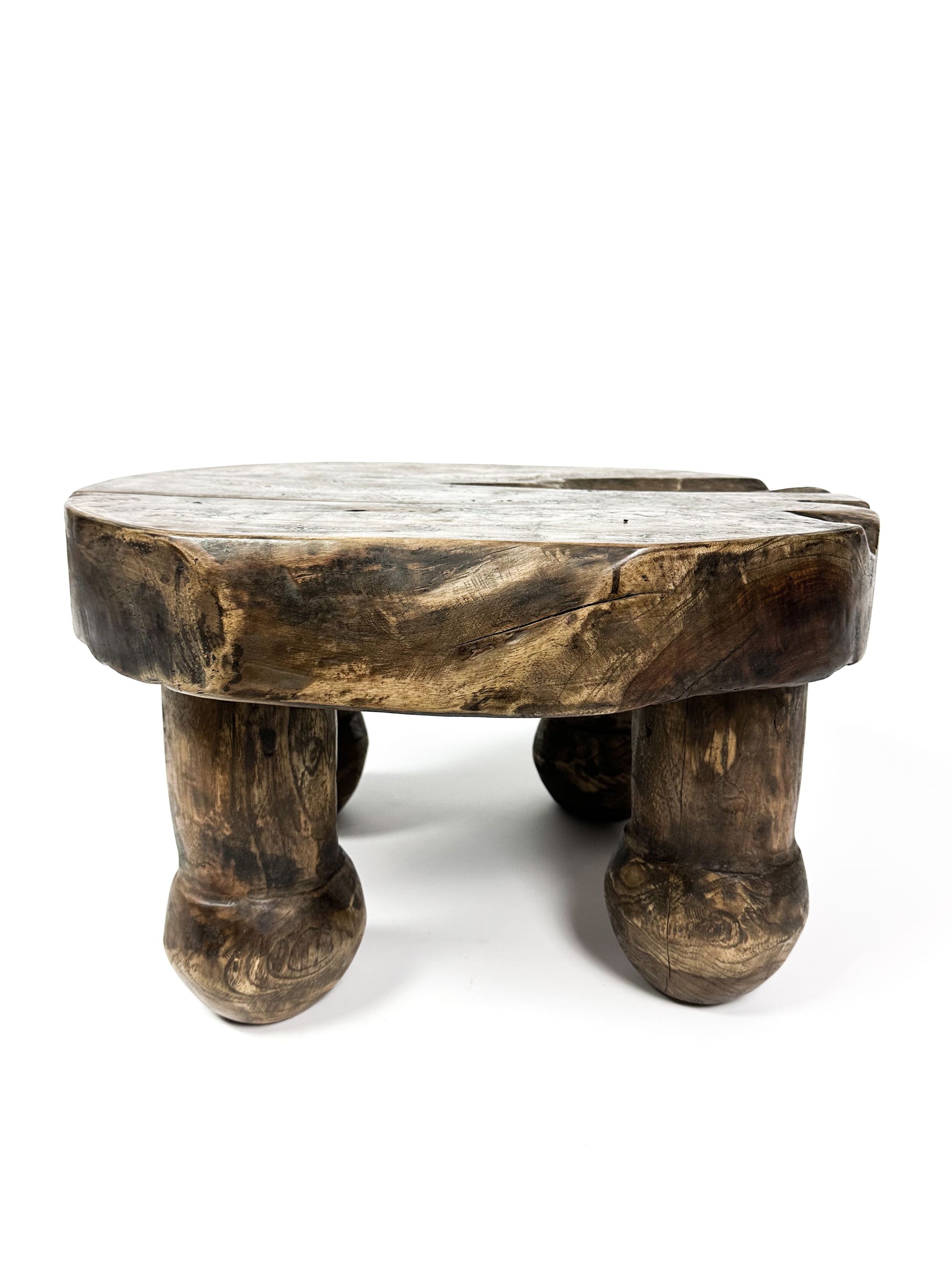 The teak ball coffee table