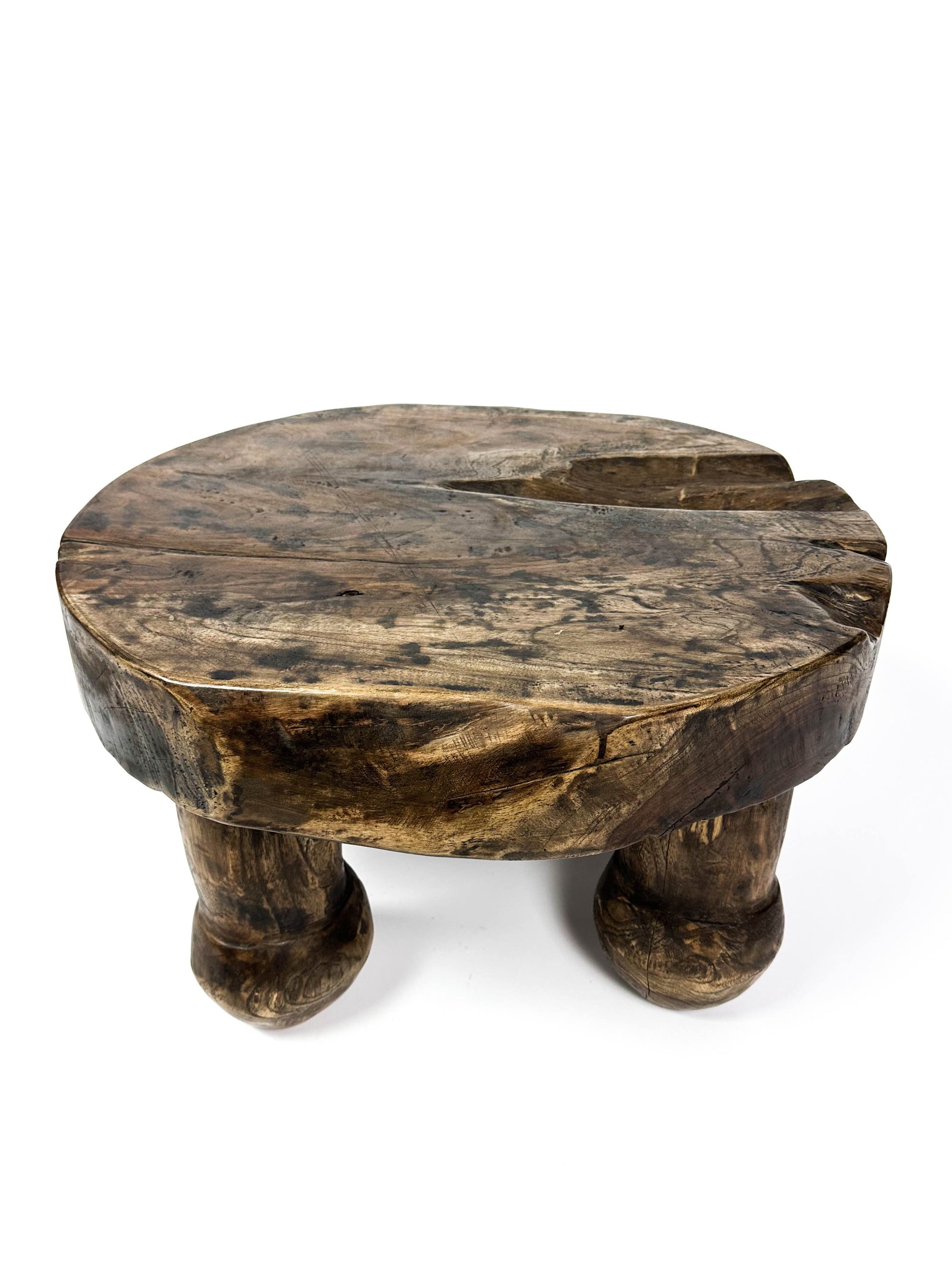 The teak ball coffee table