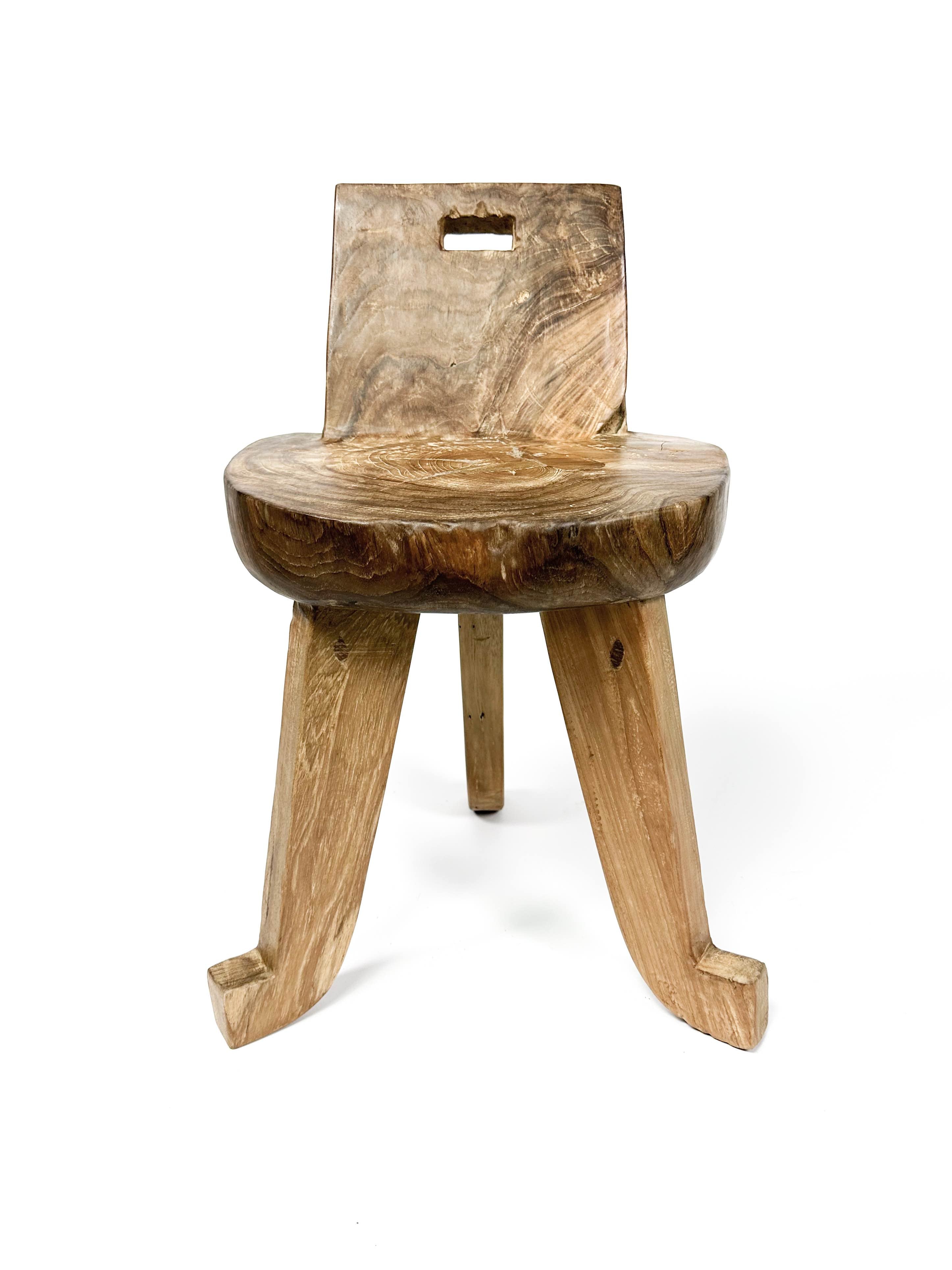 The small primitive teak chair #3