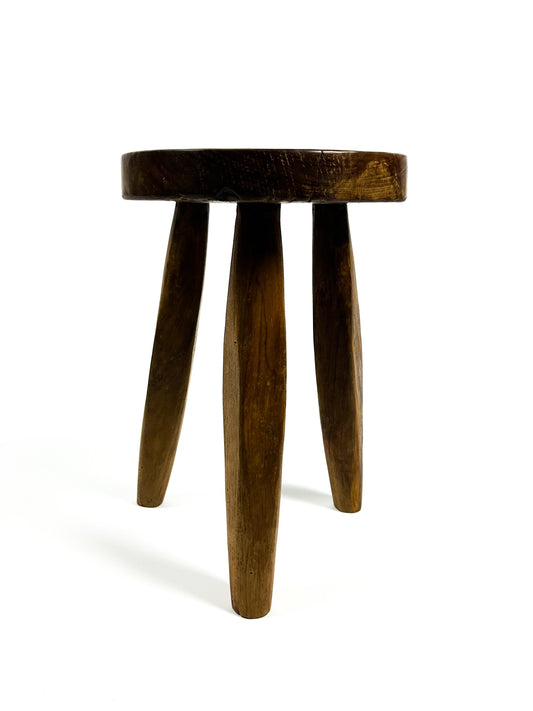 The teak 3-legged stool #1