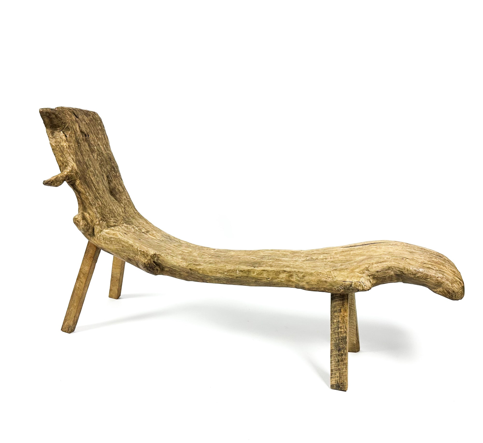 The sculptural primitive bench