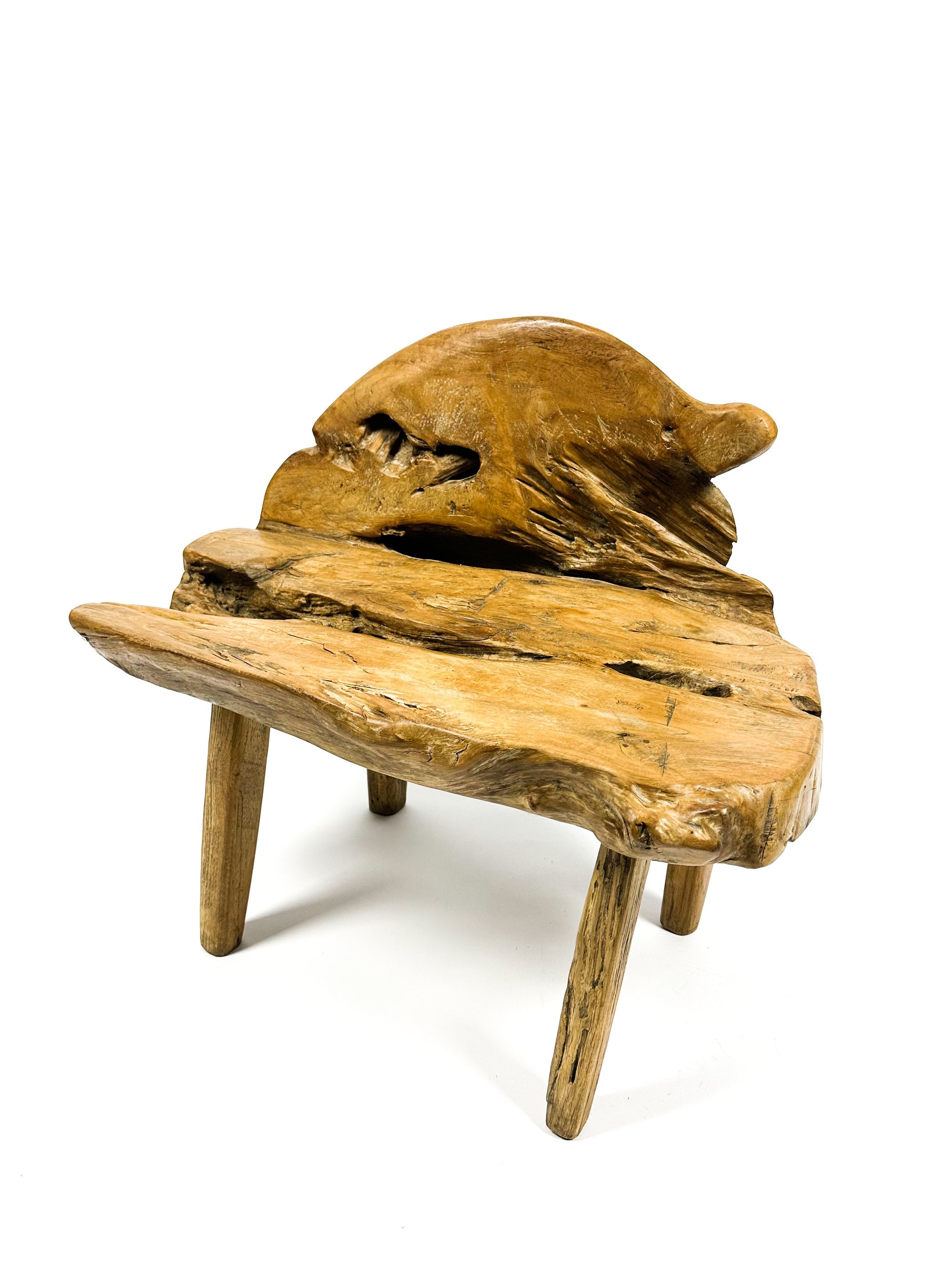 The small primitive teak bench #1