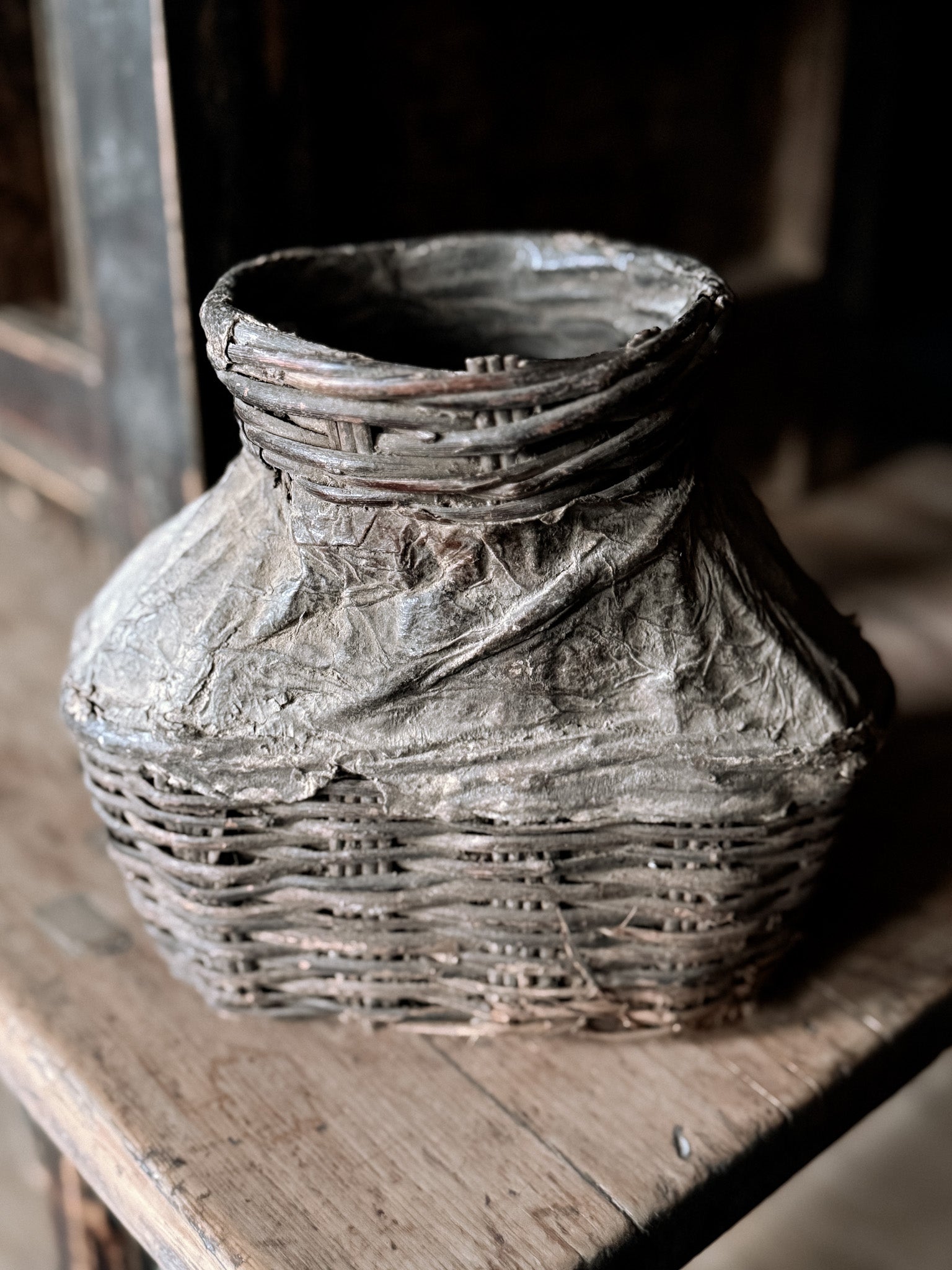 old mini loam basket