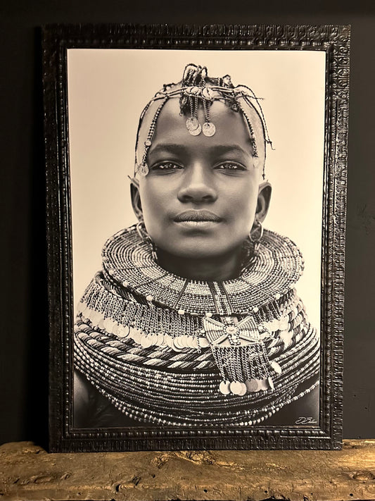 Gerahmte Leinwand David Ballam XXL "TURKANA"