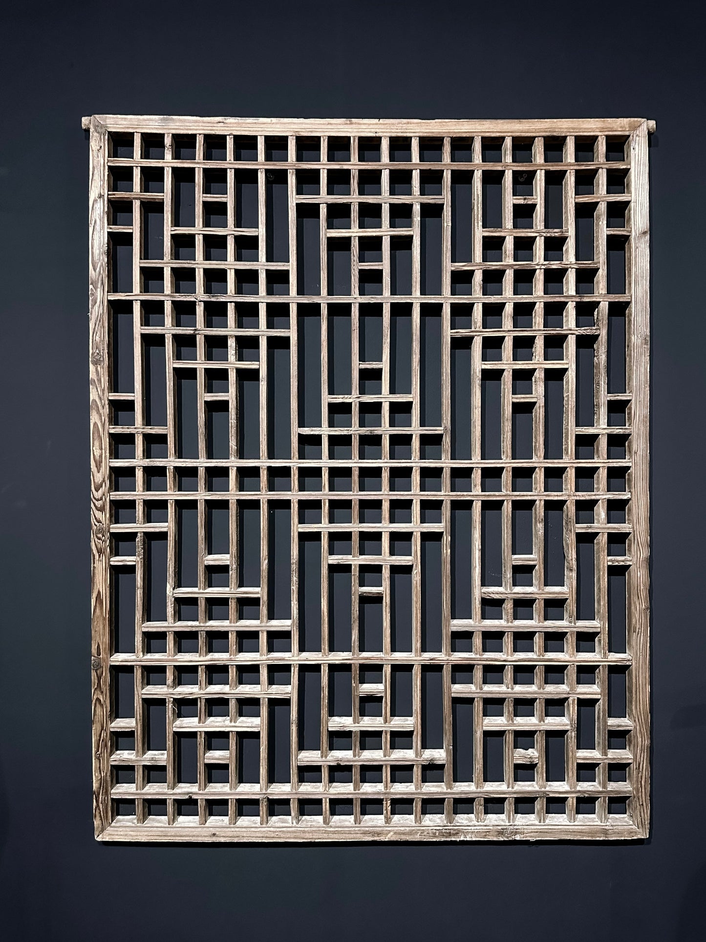 100 year old Chinese wooden window #1