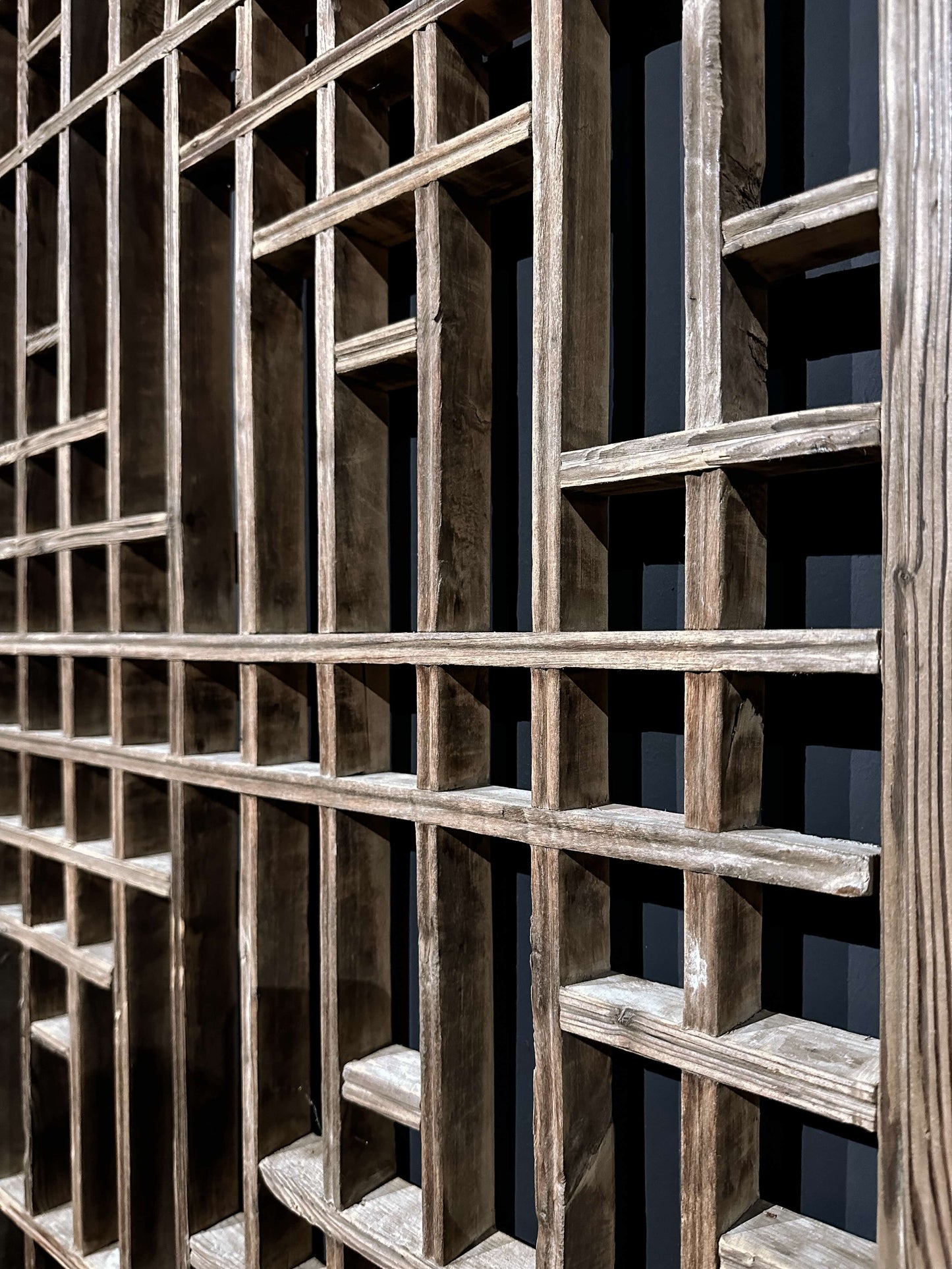 100 year old Chinese wooden window #1