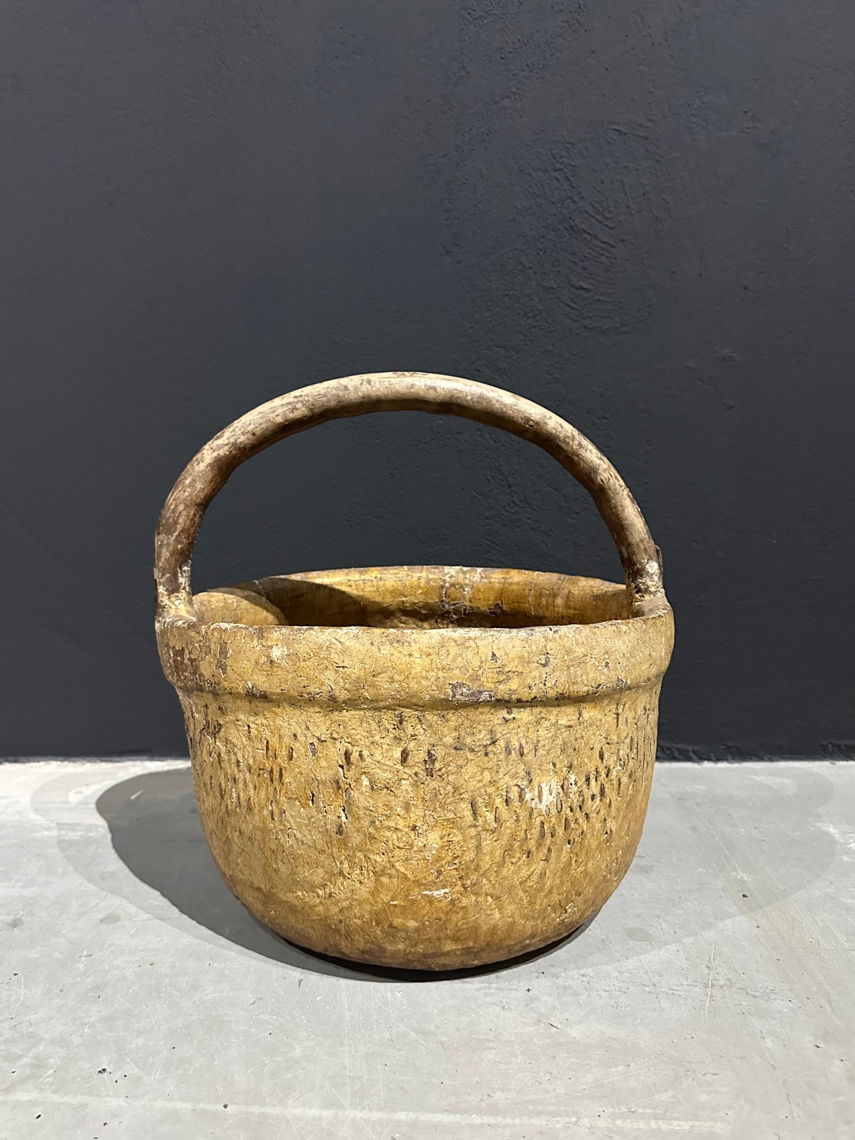 Old Chinese wicker basket XL #1