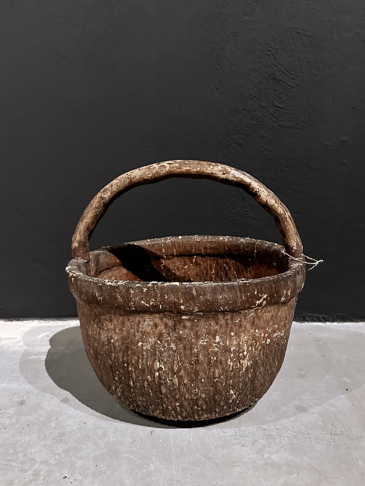 Old Chinese wicker basket XL #1