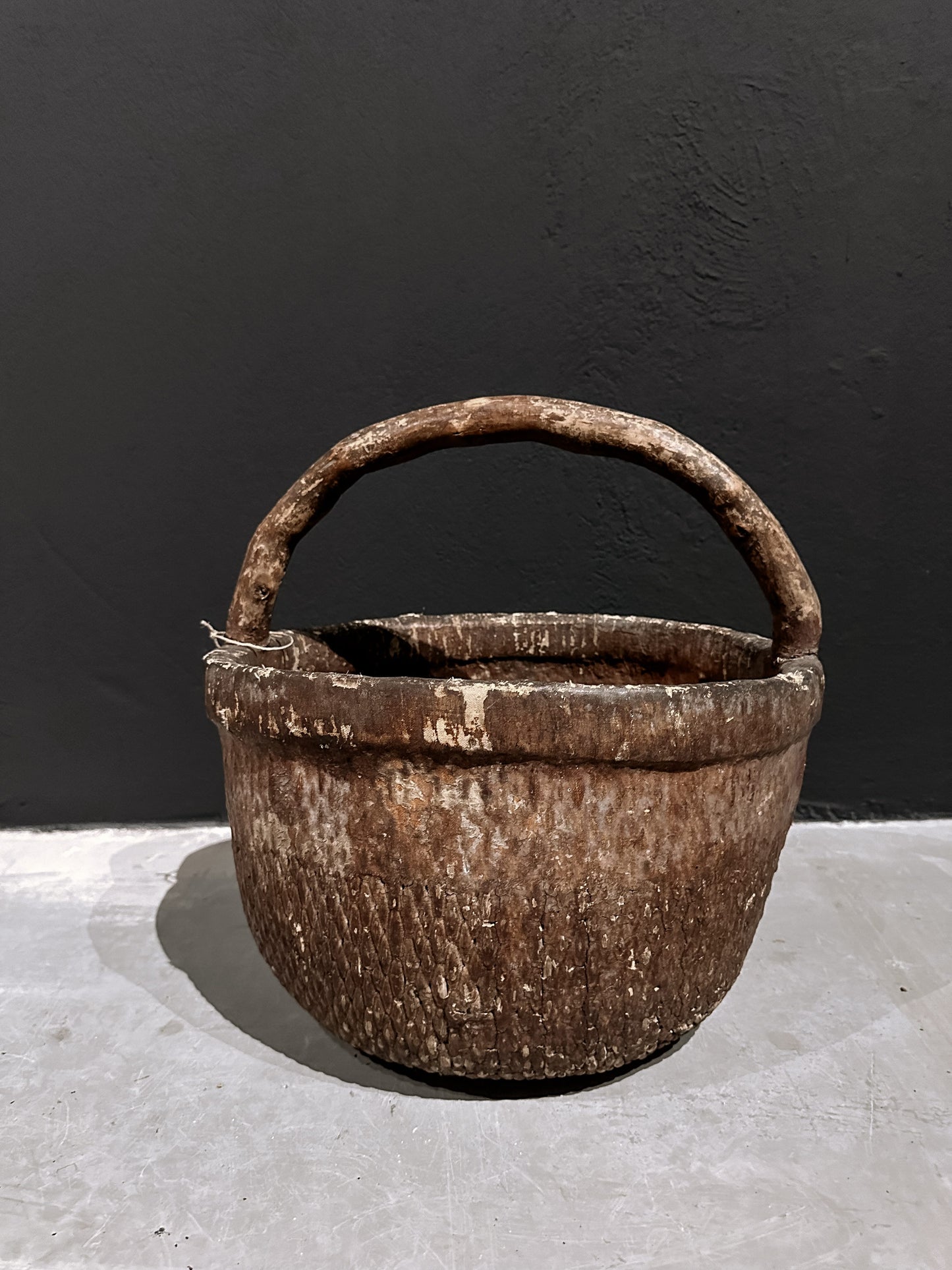 Old Chinese wicker basket XL #1