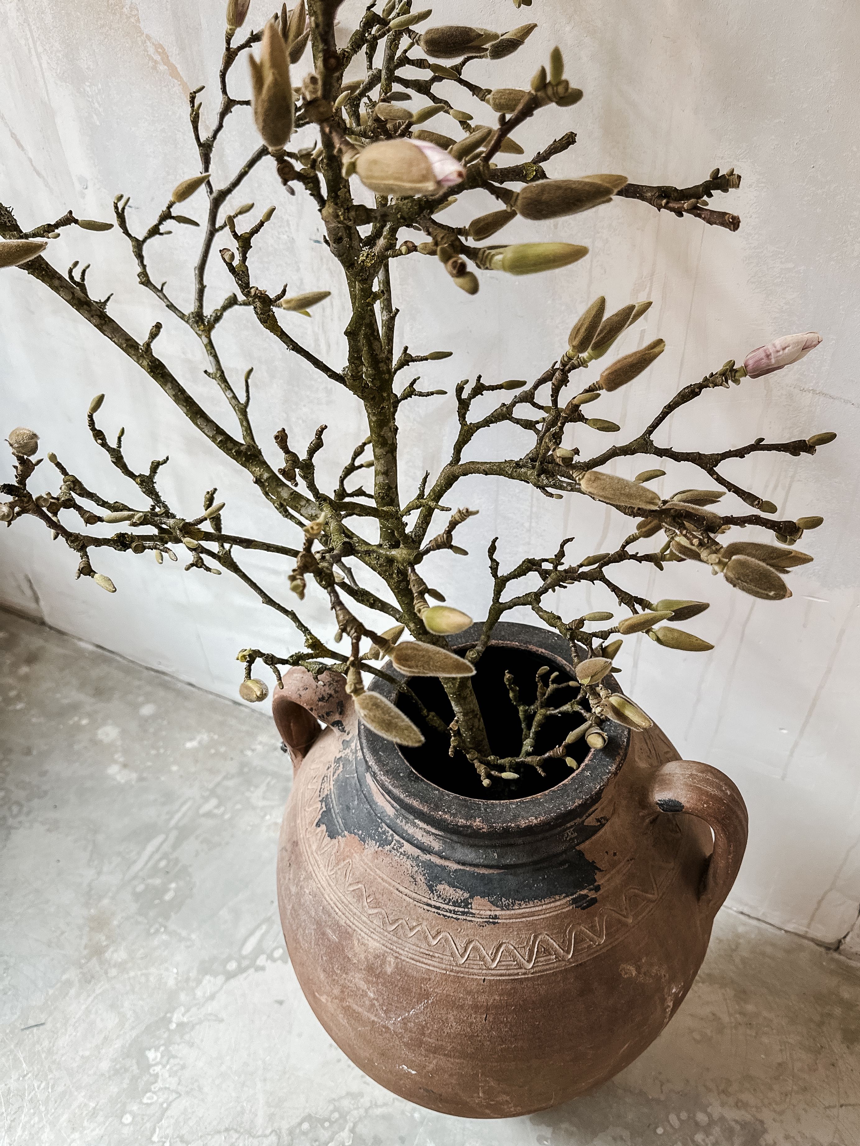 Antique Turkish olive pot #3
