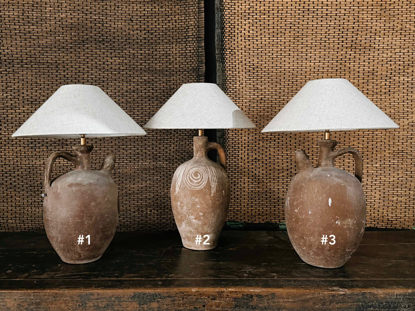 antique vessel lamp - Anatolia No. 4 / 5 / 6