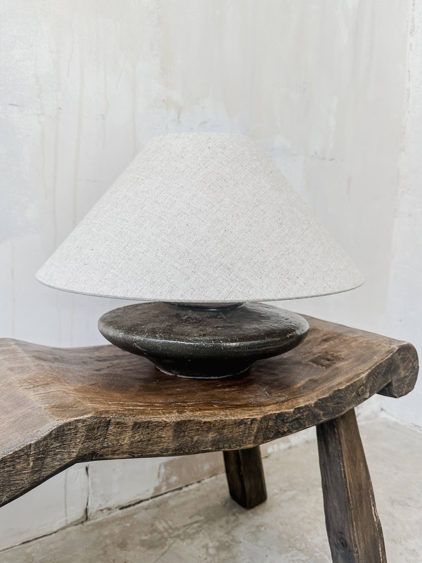lamp antique rice wine pot & linen