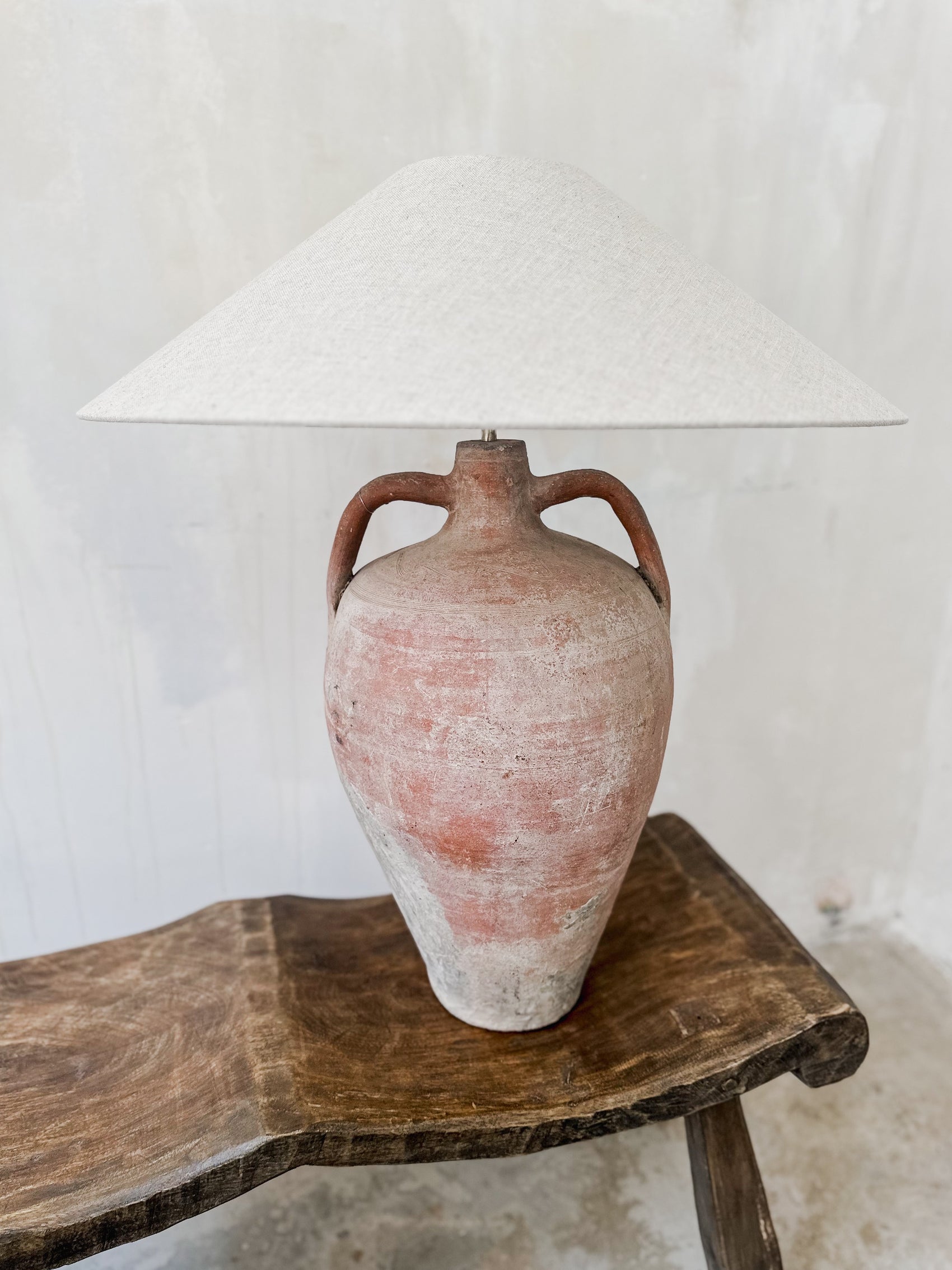 lamp antique amphora & linen #1