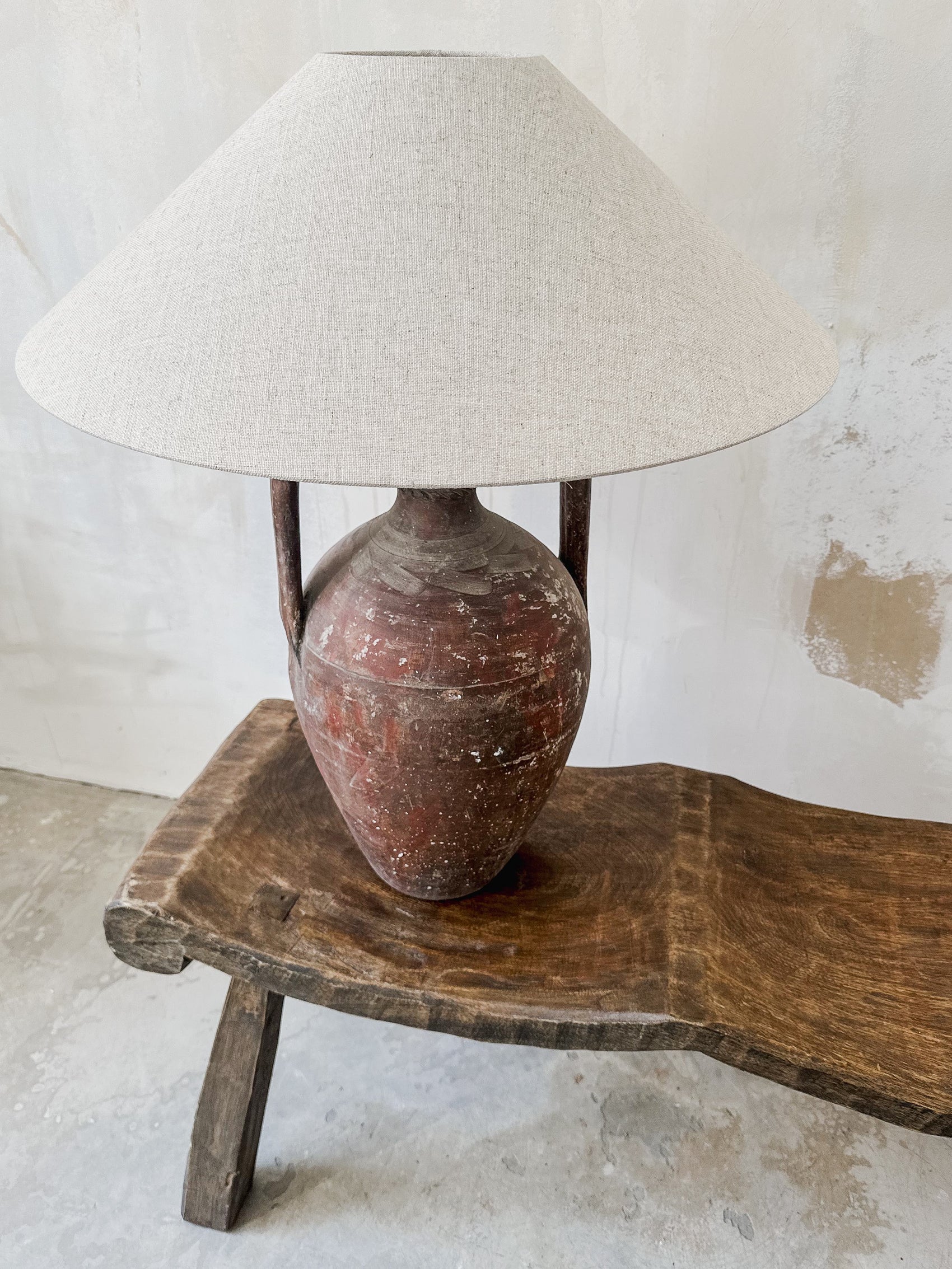lamp antique amphora & linen #2