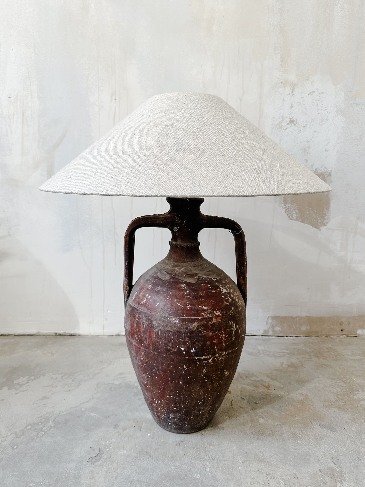 lamp antique amphora & linen #2