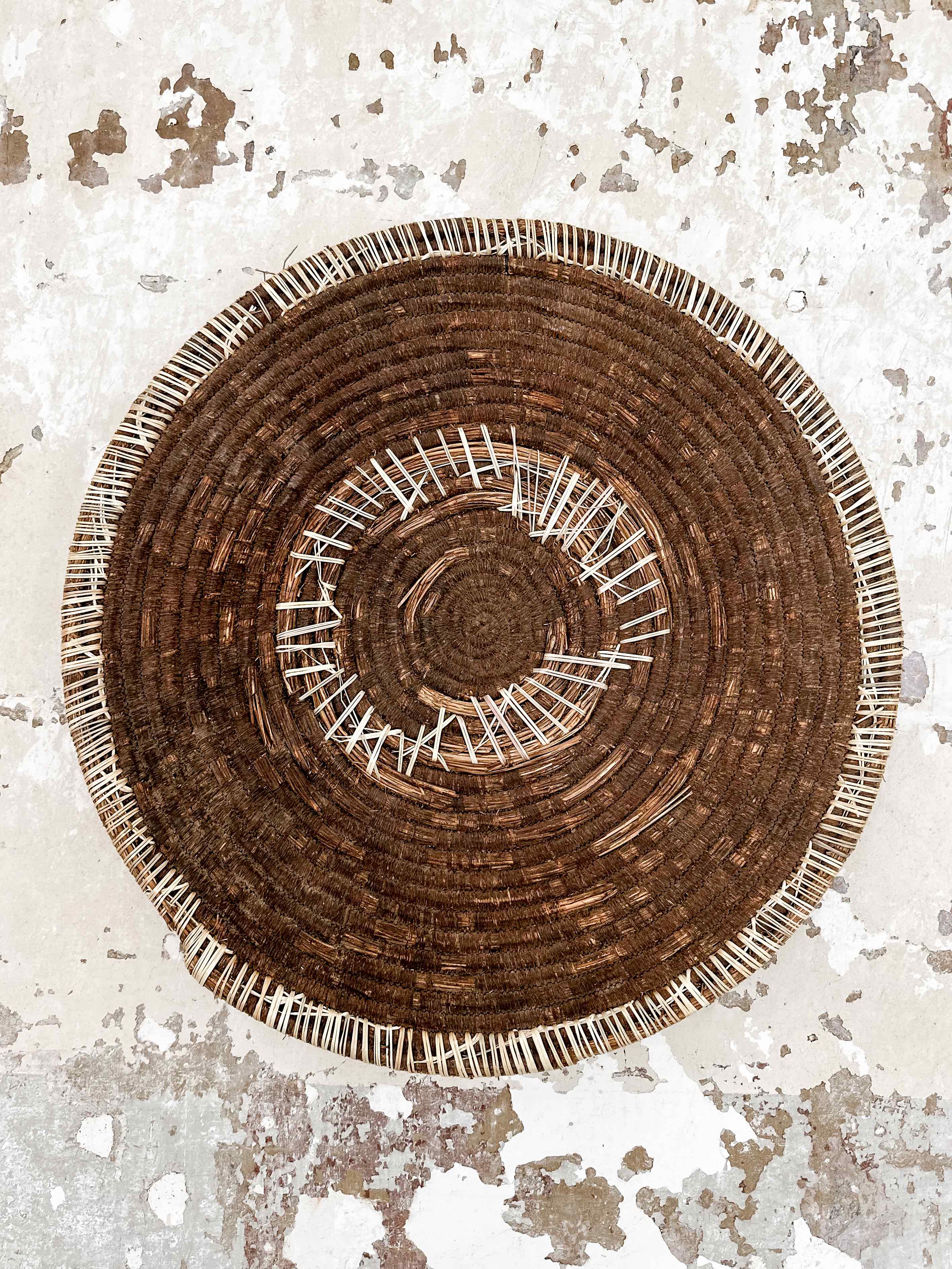 Old injera raffia plate #1