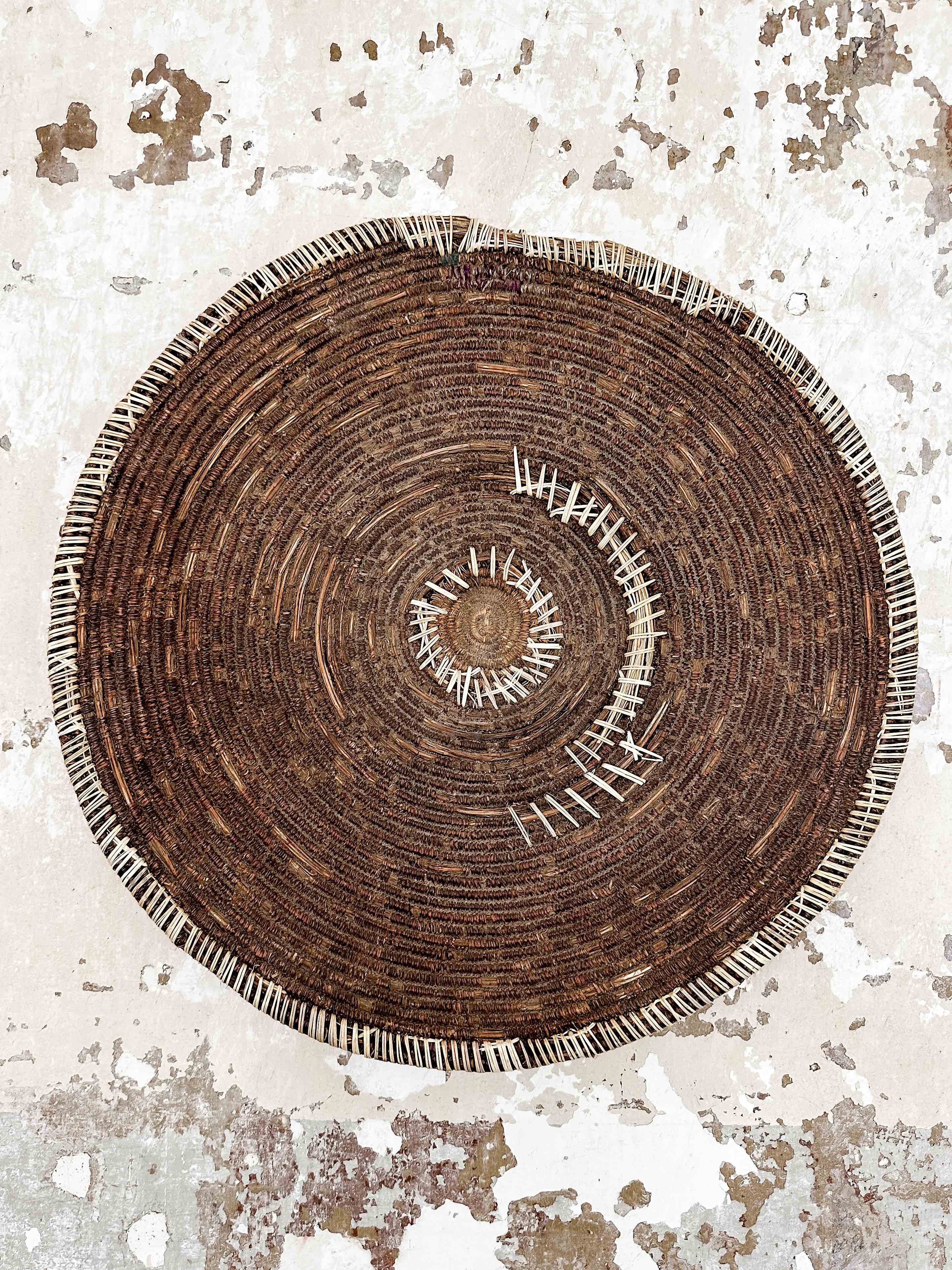 Old injera raffia plate #4