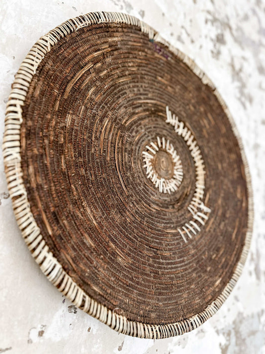 Old injera raffia plate #4