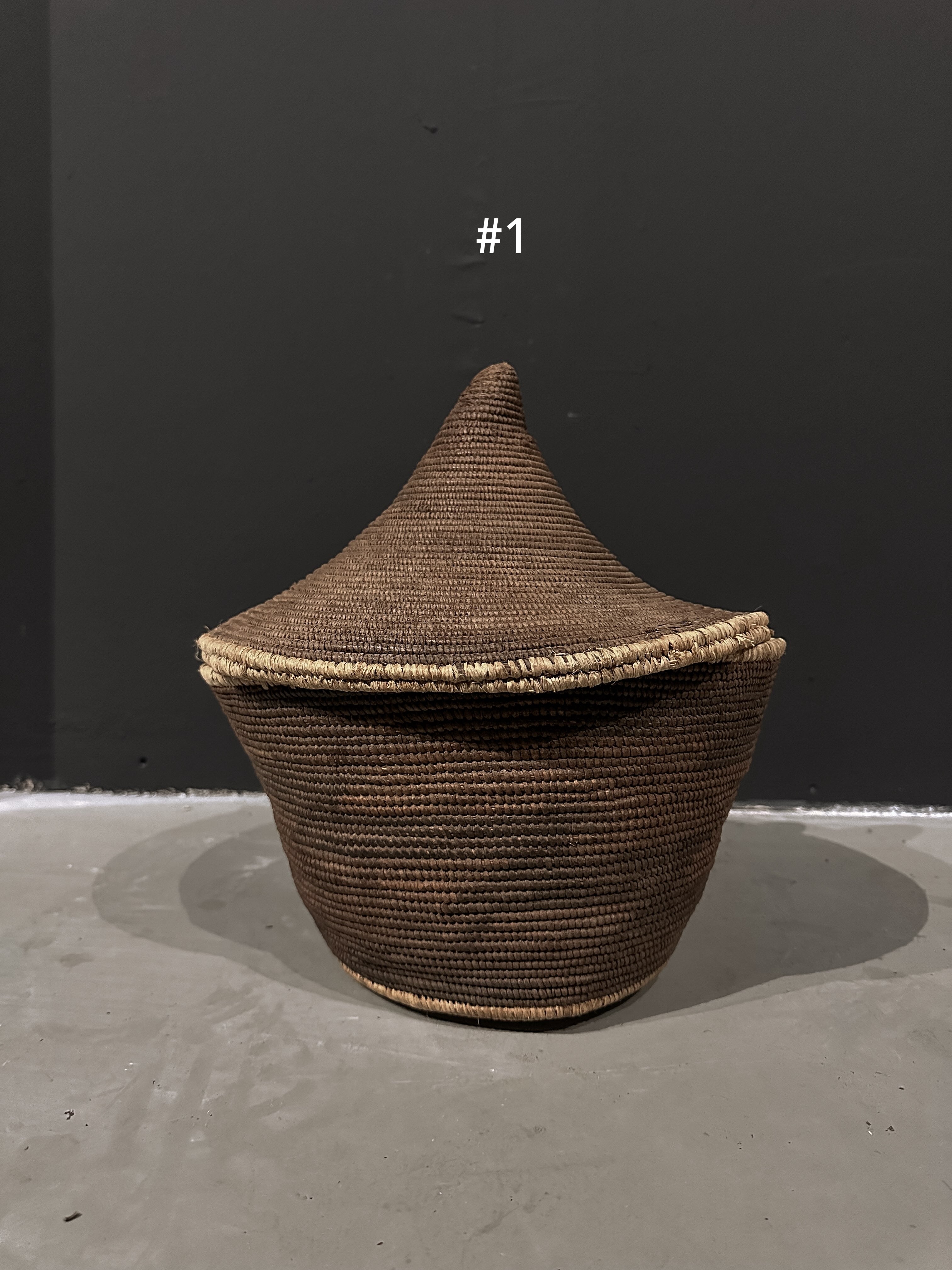 Vintage Rwanda basket size S