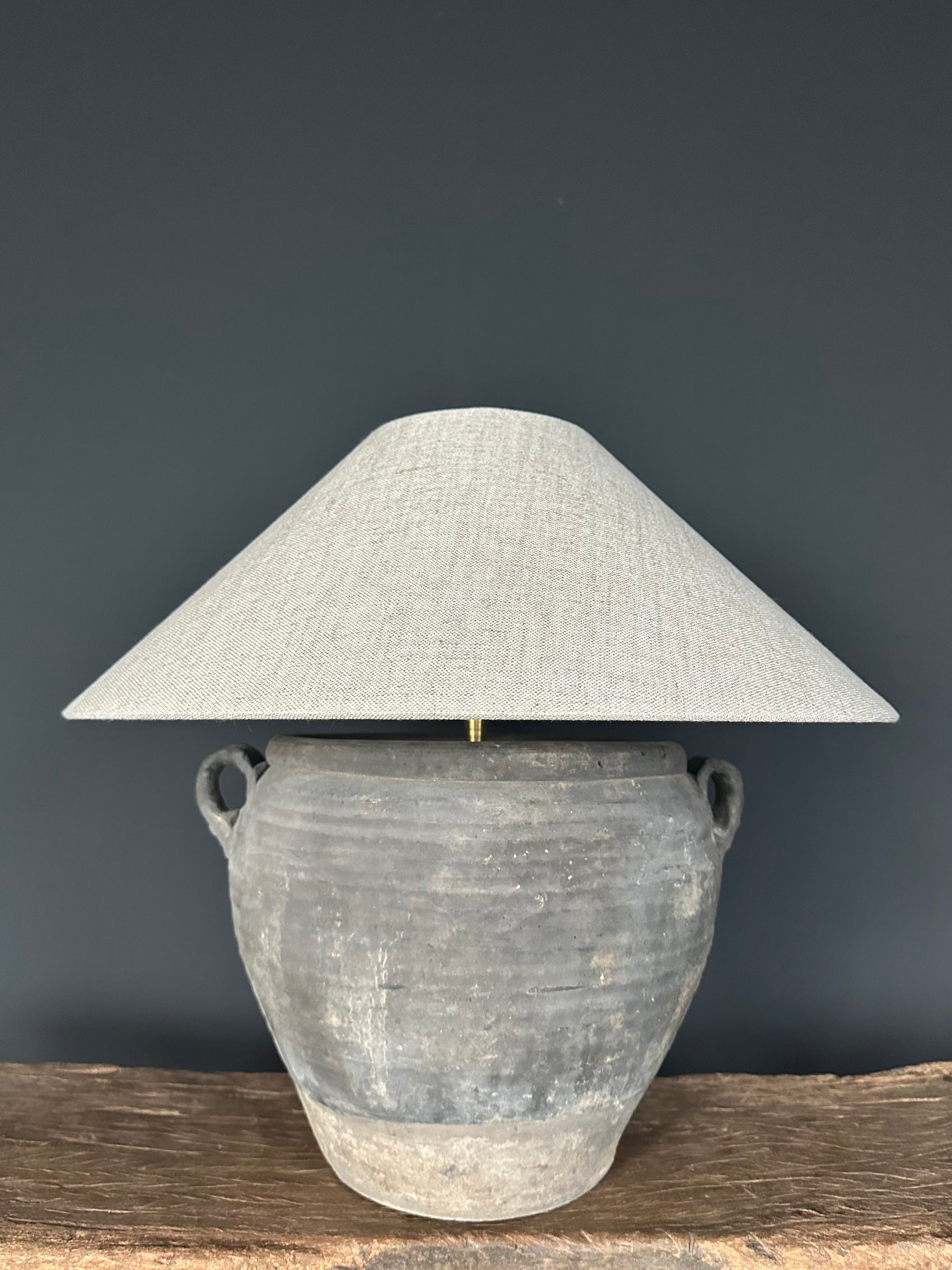 table lamp old Chinese pot #3