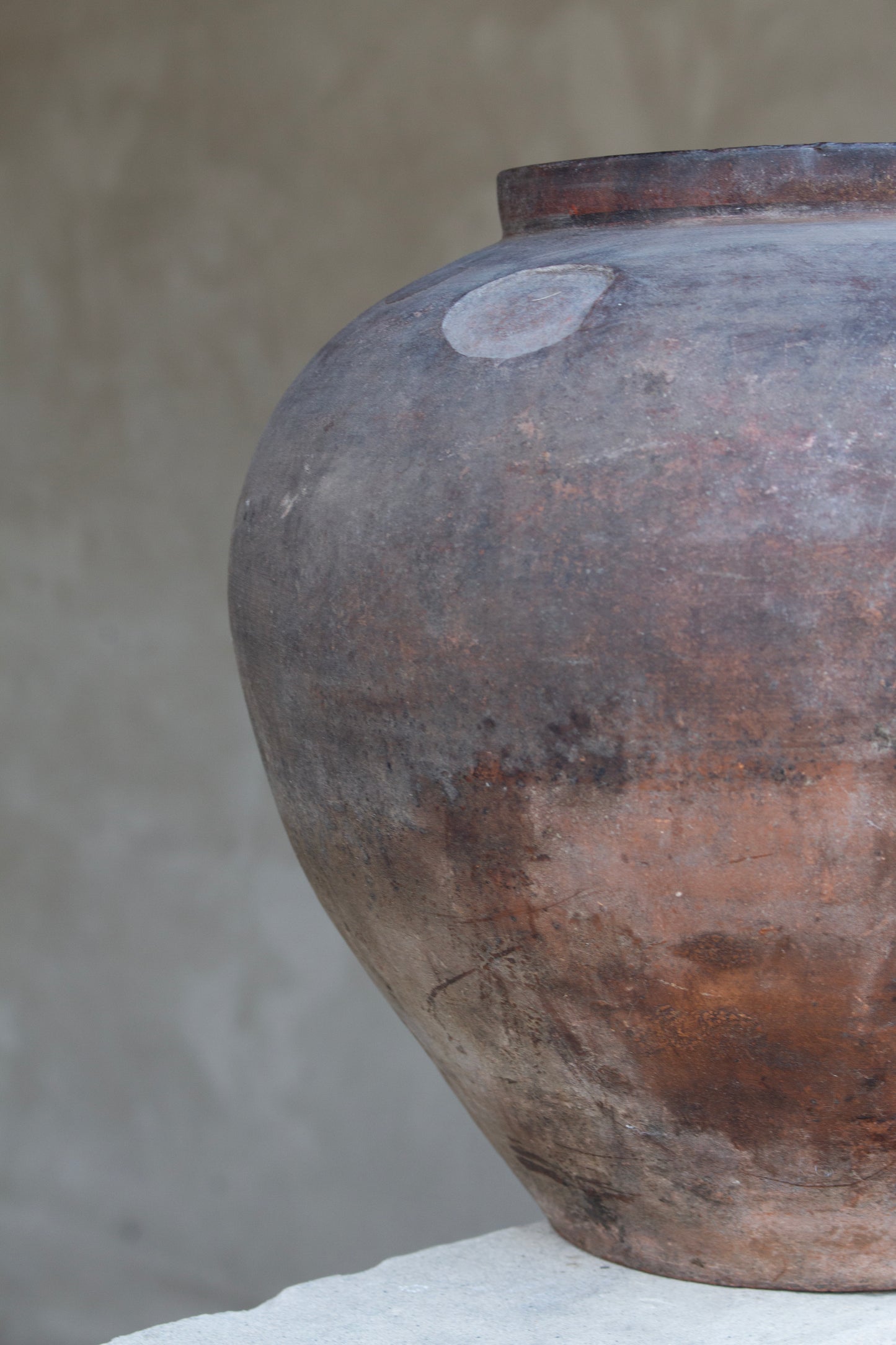 antique signature pot #8