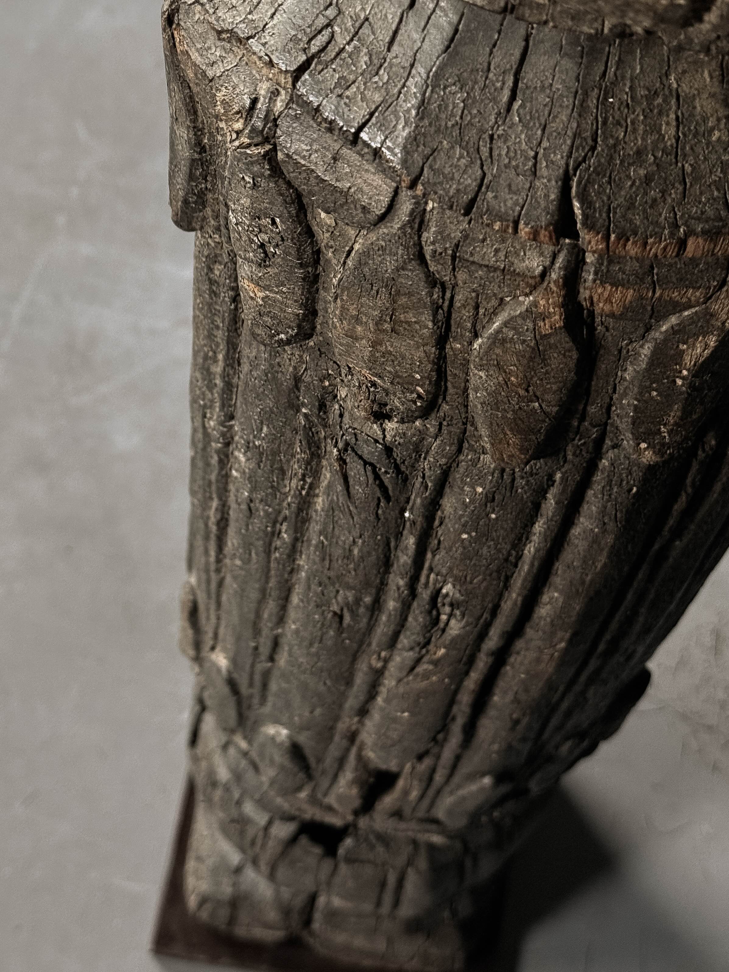 antique pillar floor lamp